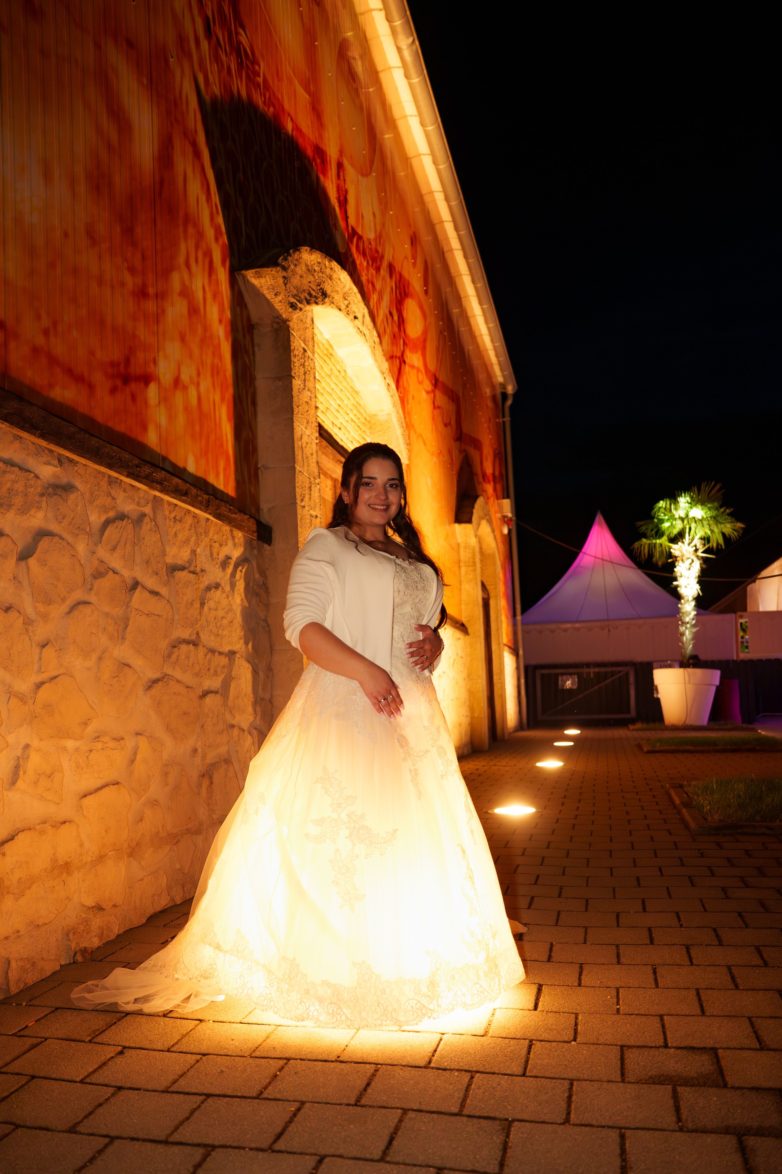 Magisches Hochzeitsbild Hochzeitsfotografie in der Hofgut Domäne in Hechingen 