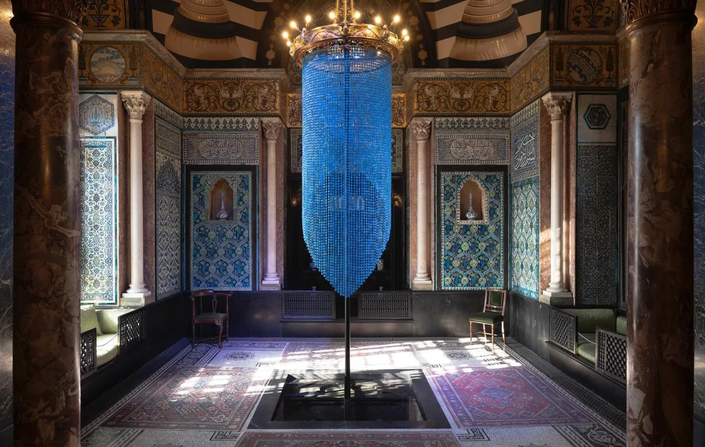 A proud moment &mdash; wonderful to see this come to life.

Through a newly commissioned installation in the Arab Hall at Leighton House, London-based Lebanese artist Ramzi Mallat @ramzimallatstudio explores the act of looking.

&lsquo;Atlas of An En