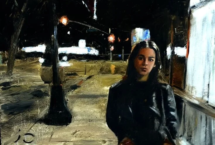 Only the Night Knows 20x30in oil (available)