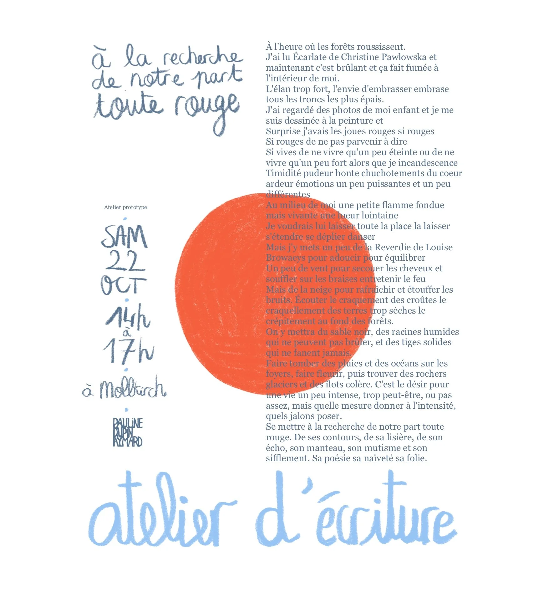 À la recherche de notre part toute rouge  