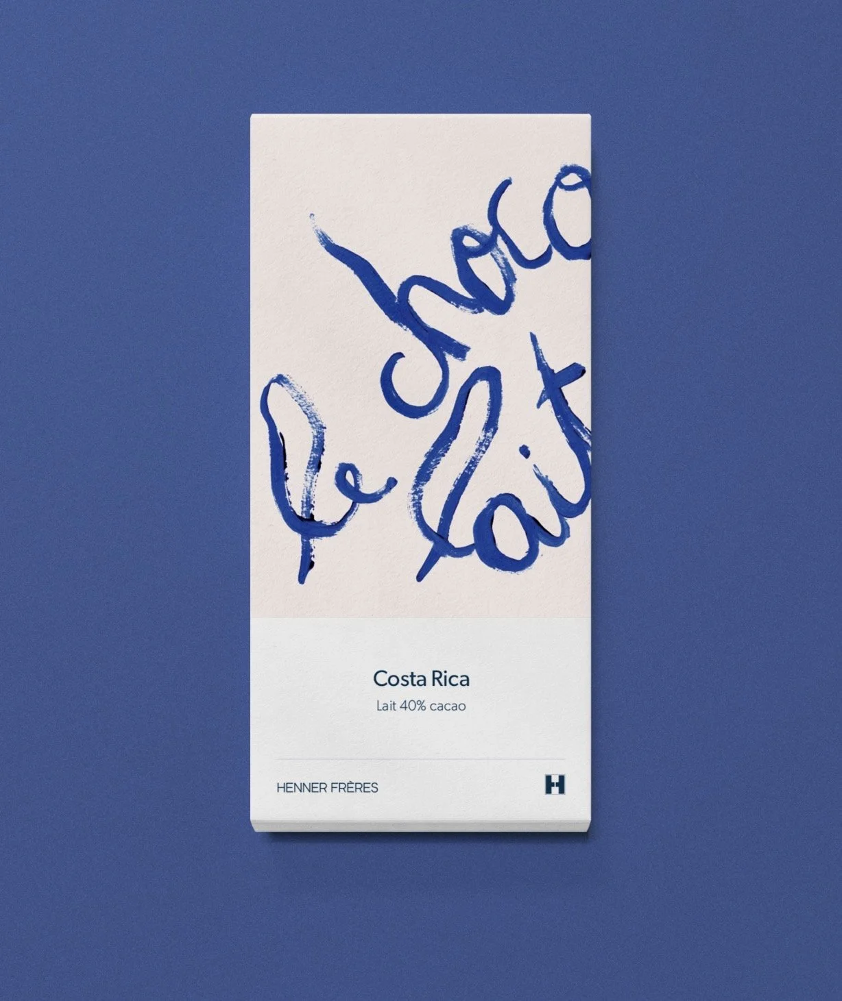 Habillage tablettes de chocolat, nouvelle collection Chocolaterie Henner Frères