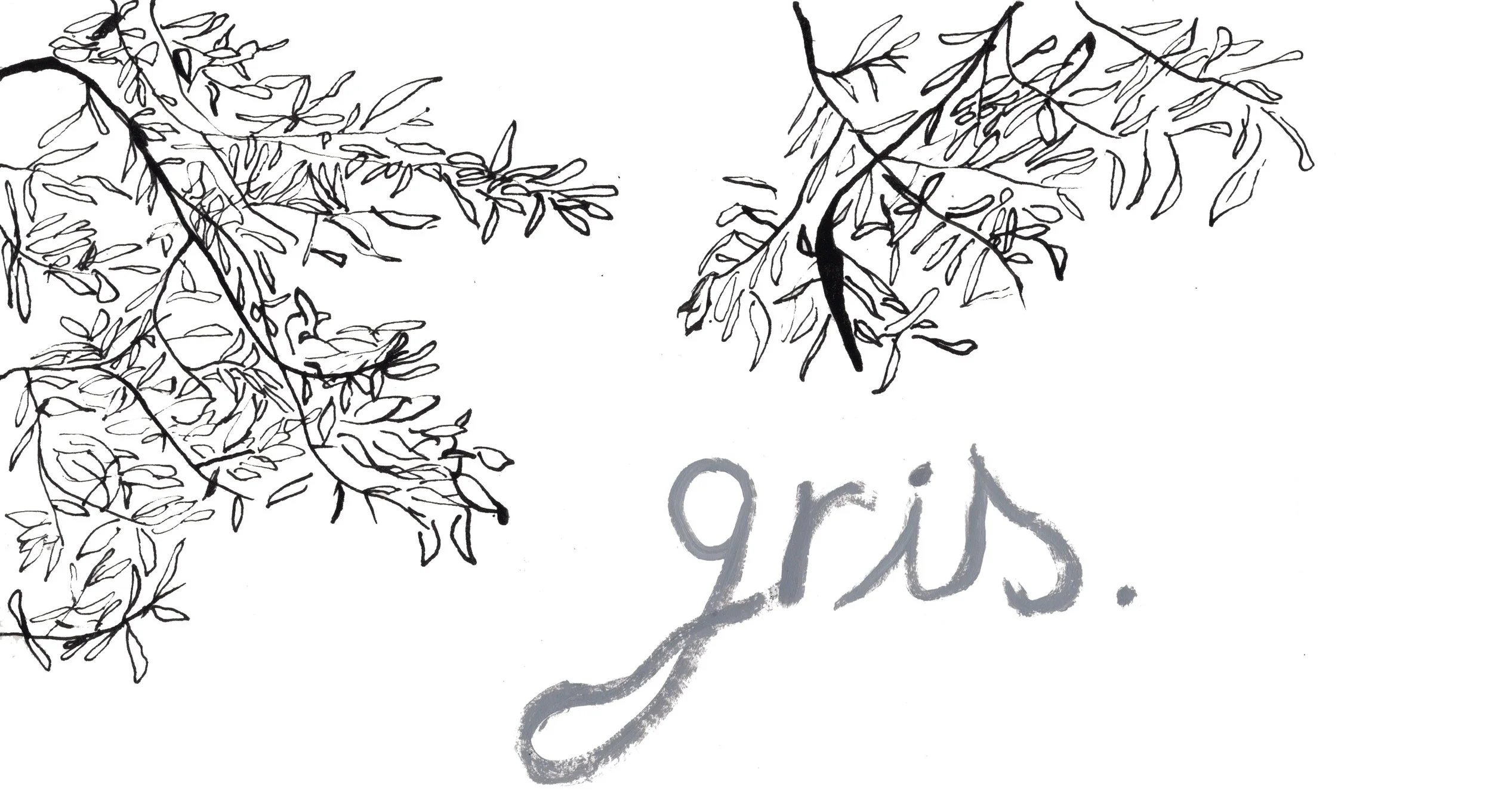 Design graphique carte de visite du restaurant Gris à Sapporo au Japon