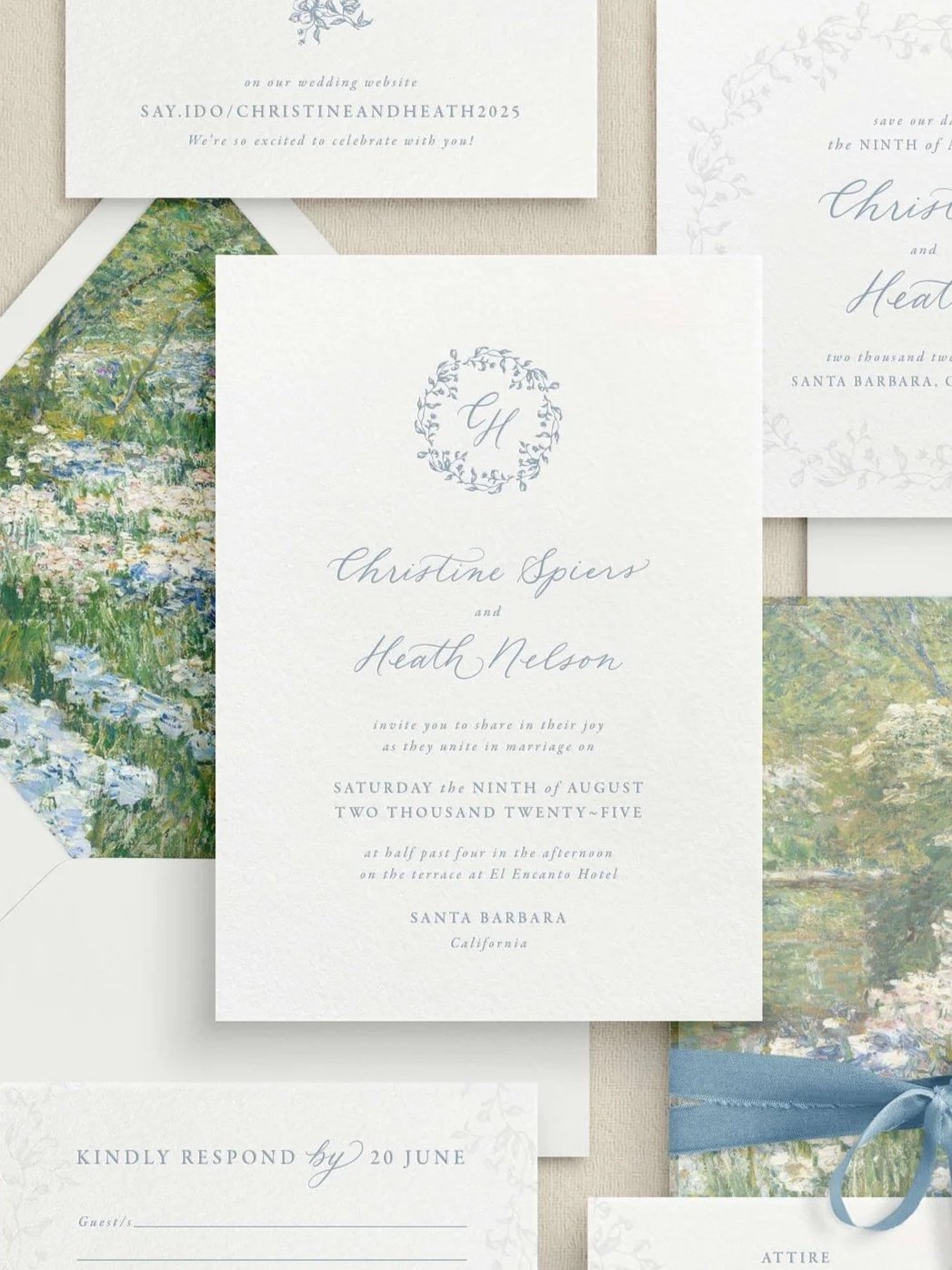 Waverly - Semi-custom invitation