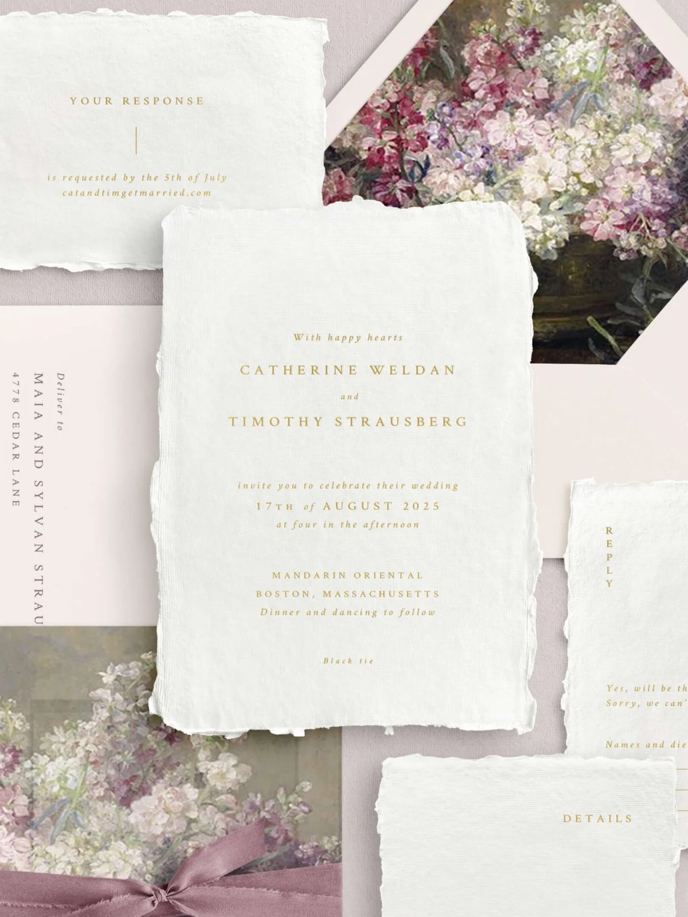 Avalene - Semi-custom invitations