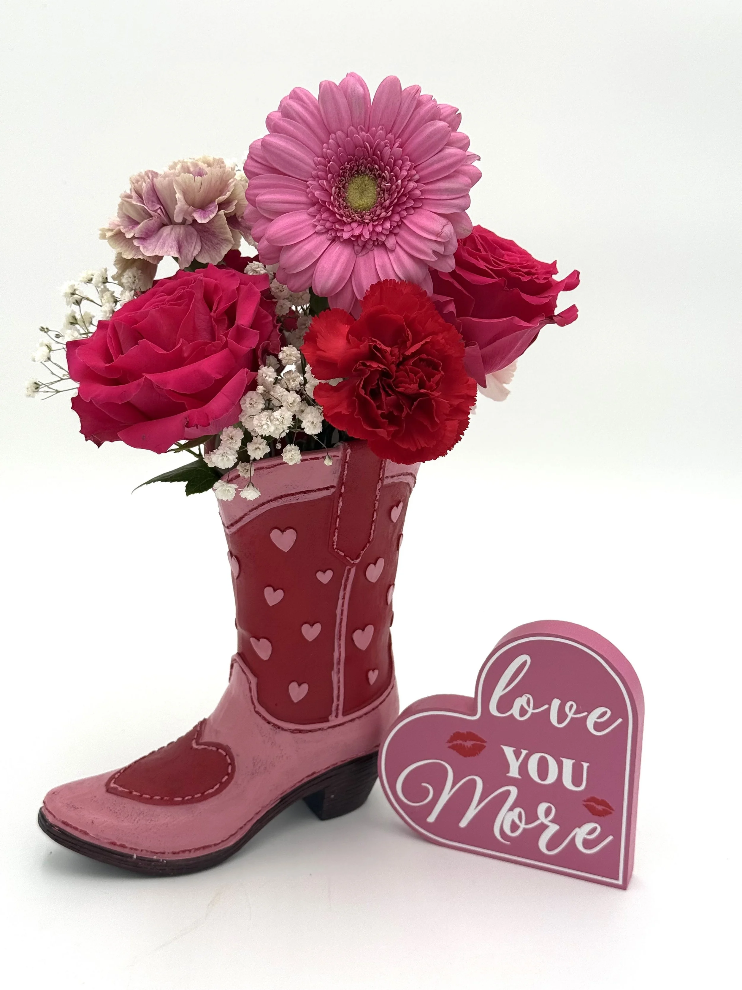 Valentine for Kids - Sweetheart of the Rodeo - Cowgirl Boot Large
