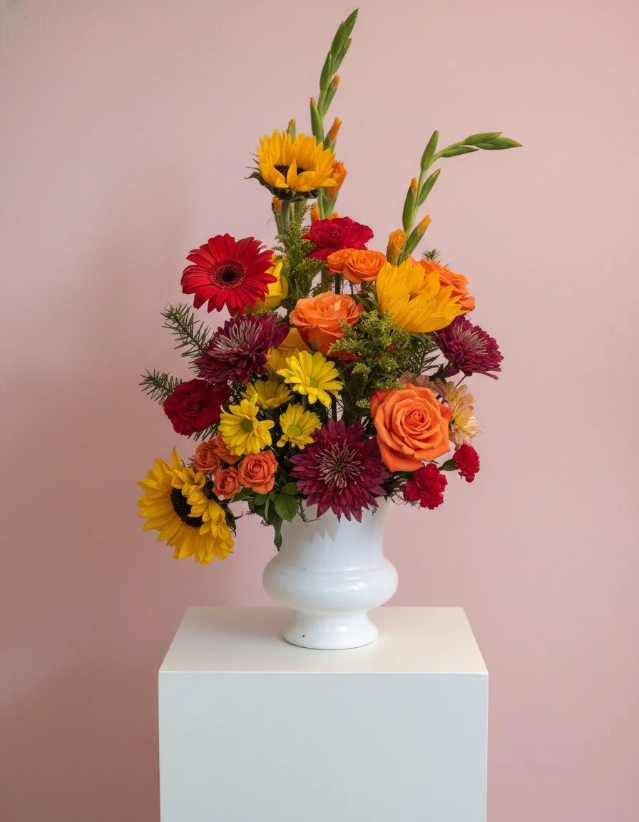 Somber Dawn Urn Arrangement