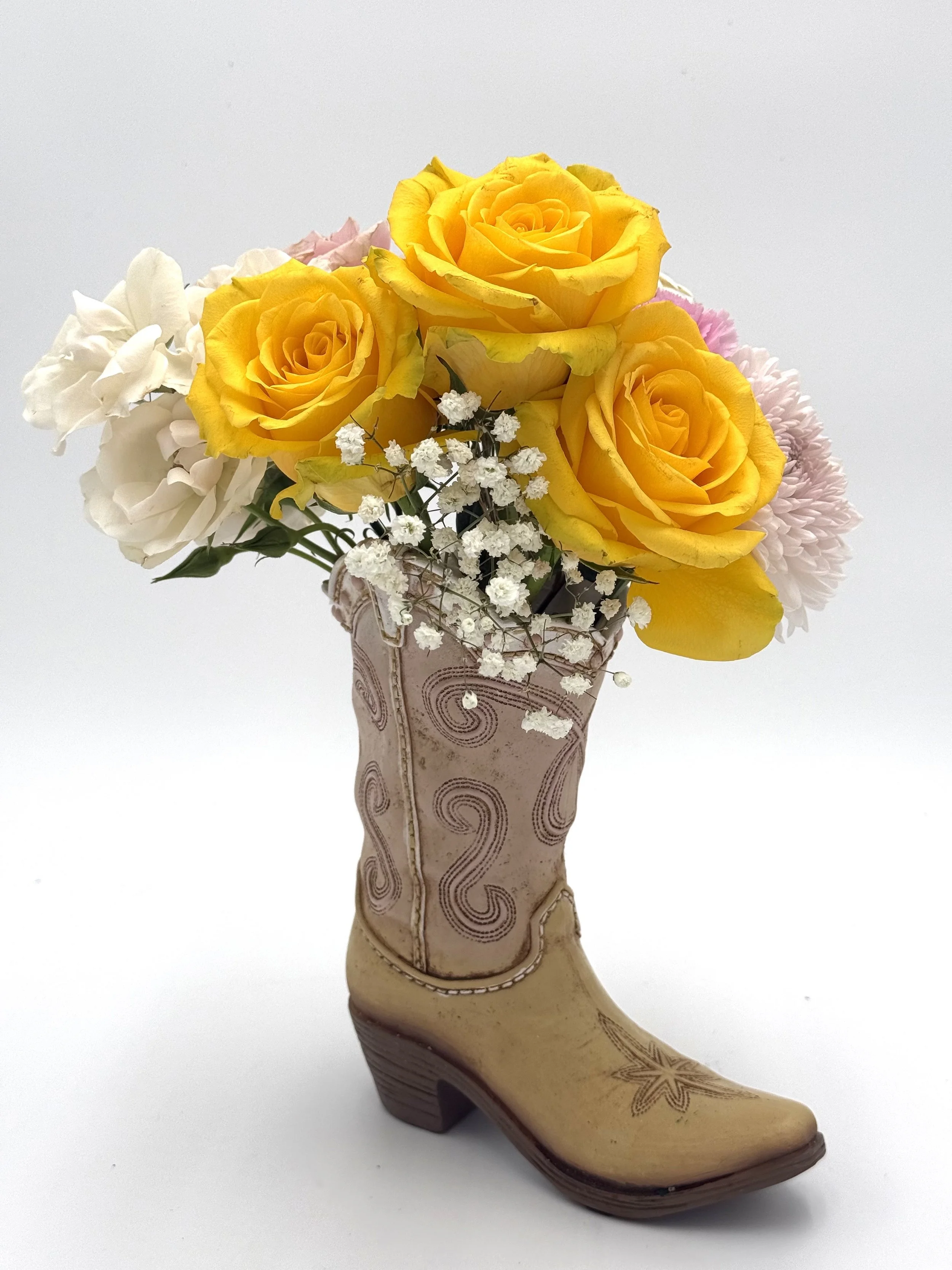 Valentines for Kids Howdy Cowgirl Boot - Large