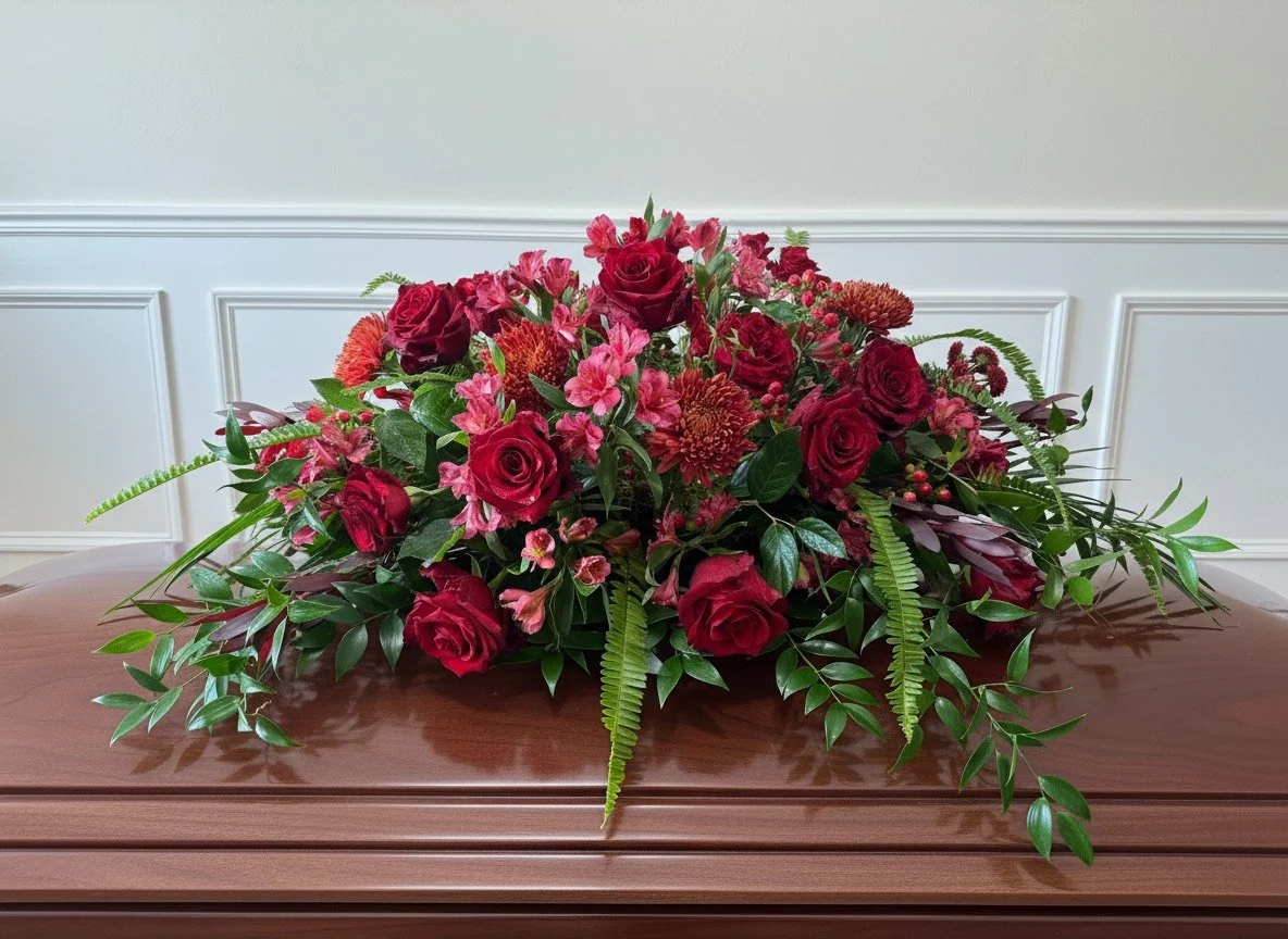 Respectful Farewell Casket Spray