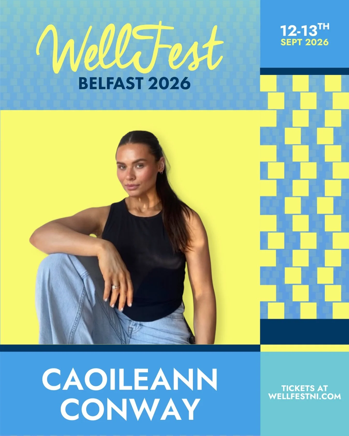 We&rsquo;re delighted to announce that C&aacute;oile&aacute;nn Conway is coming to WellFest Belfast 🌿✨

A Registered Dietitian, Sports Nutritionist, and founder of Be a Better You, C&aacute;oile&aacute;nn is passionate about helping individuals and 