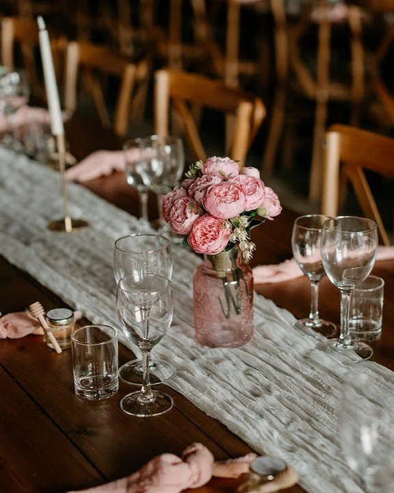 DINNER TIME!

All weddings booked at The Barns include our 8ft trestle tables and chairs - perfect for gathering everyone together to feast and celebrate! Style them however you wish - snazz them up or keep it simple - we&rsquo;ll have everything in 