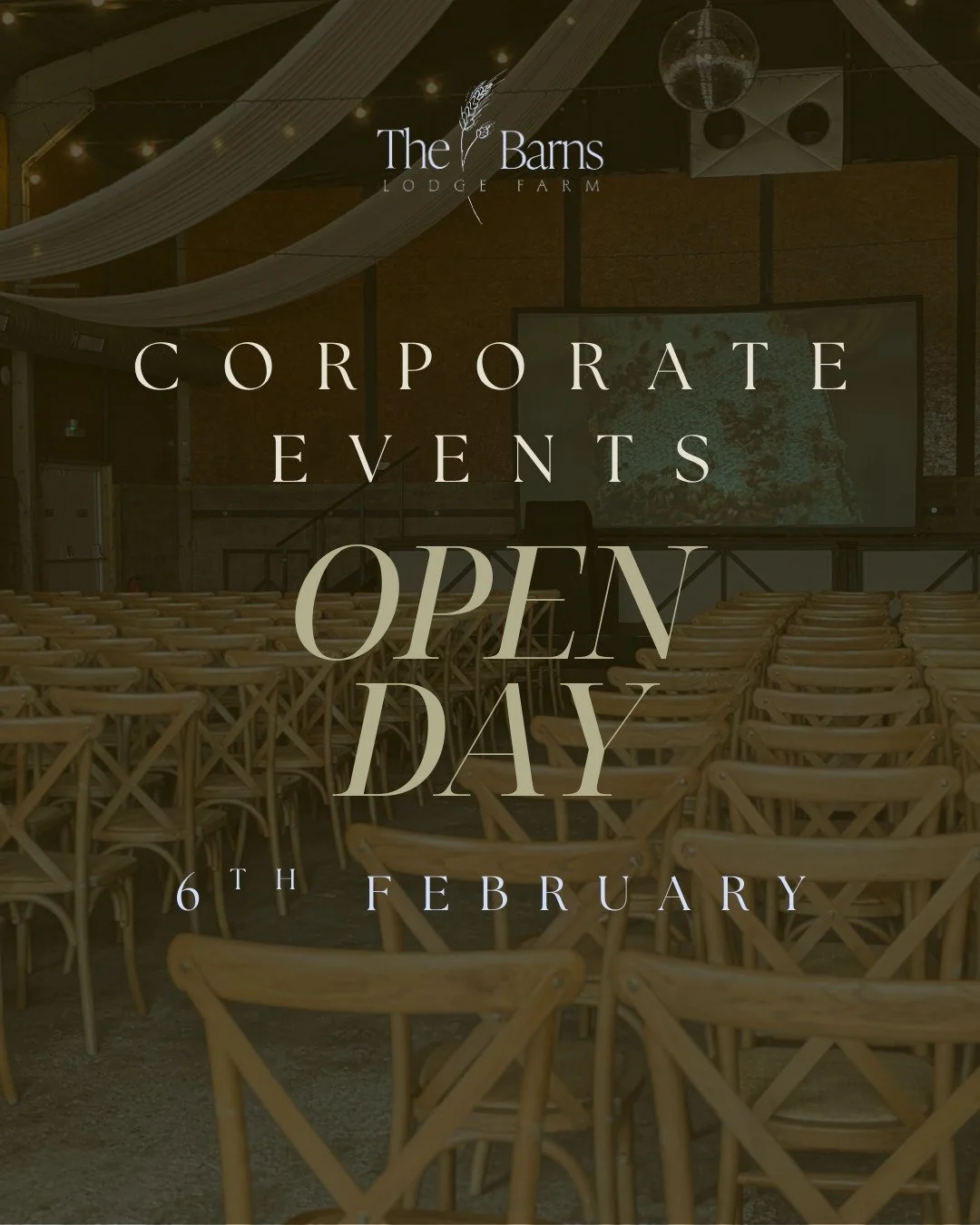 Corporate Events Open Day at The Barns! ✨

Looking for the perfect venue for your next networking event, office launch, presentation, team lunch, or away day? Come see what The Barns has to offer!

📅 Friday 6th February
⏰ 11am &ndash; 3pm

Explore o