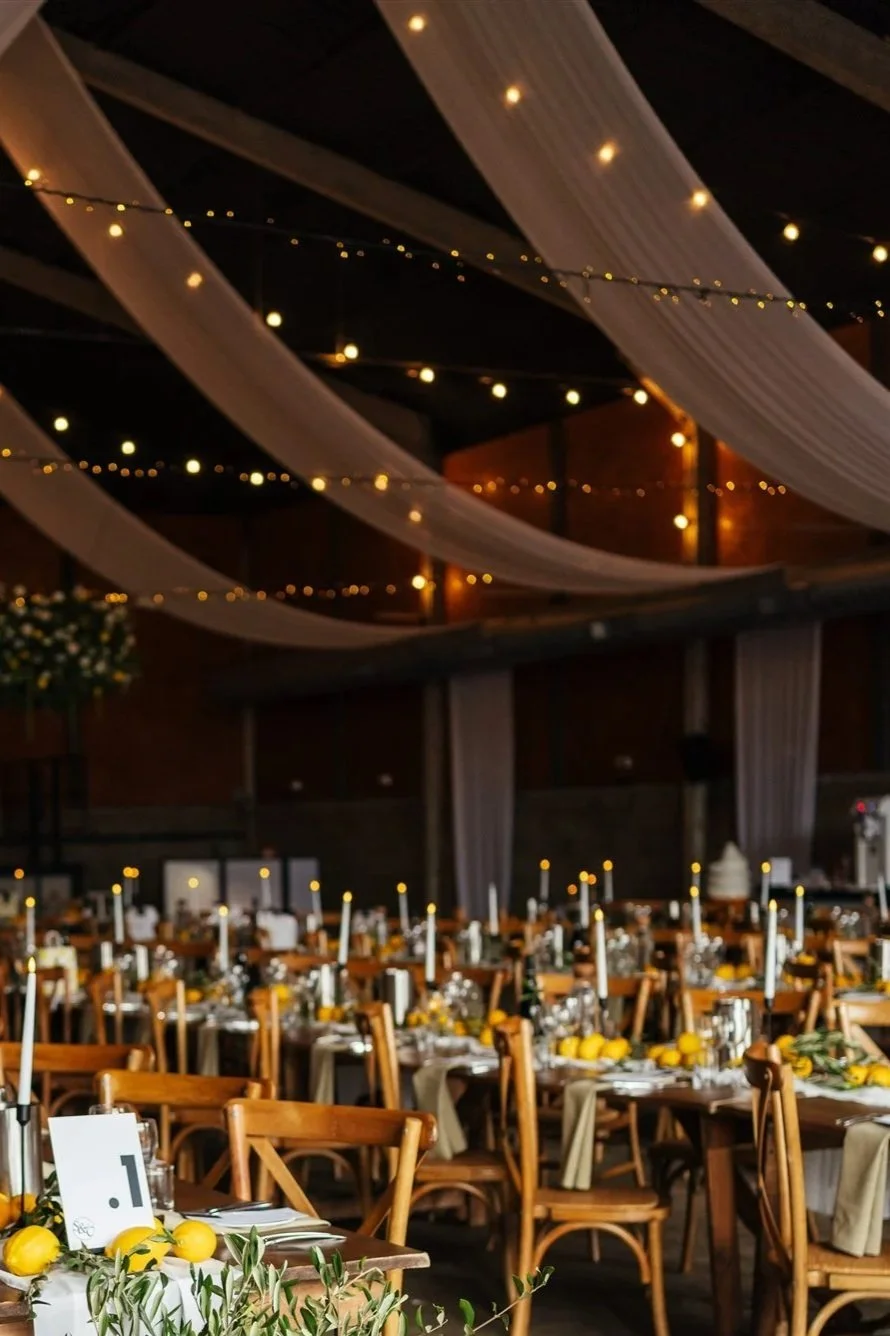 White ceiling drapes | £200.00 