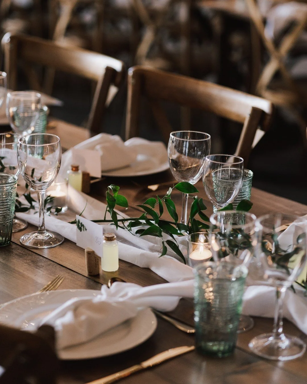 D I N N E R  I S  S E R V E D

With our two-day hire, you&rsquo;ll have plenty of time the day before your nuptials to style the venue exactly as you wish. We&rsquo;ll have all our tables and chairs set out for you (included for up to 250 guests on a