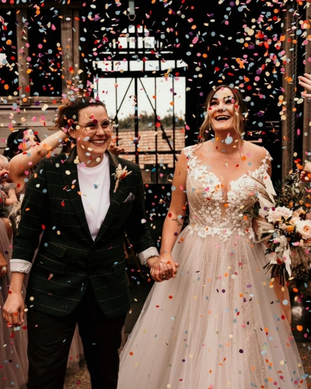 C O N F E T T I

Nothing says just married quite like being showered in a burst of rainbow confetti by your nearest and dearest.

We&rsquo;ll always be here for those confetti moments!

Iconic photo by @louisegriffinphotography