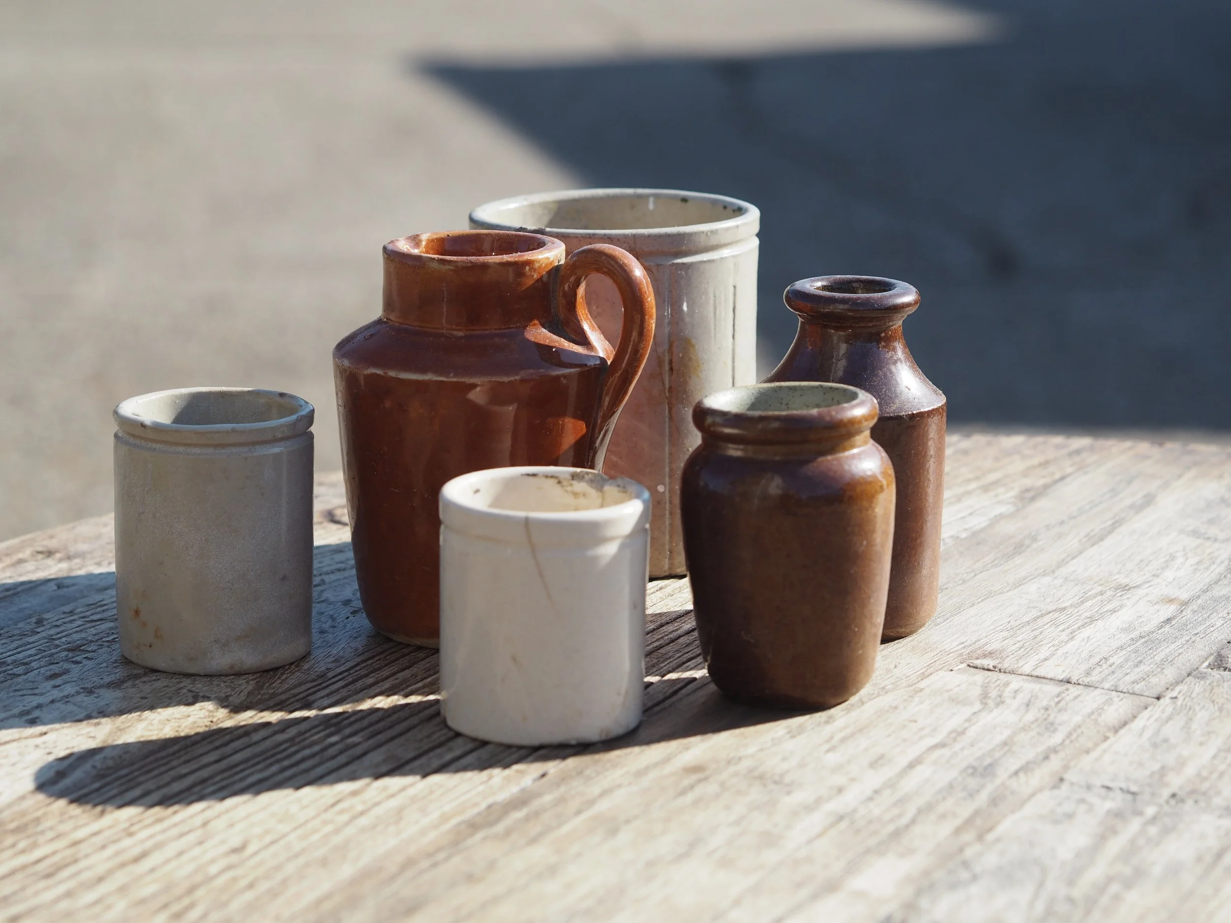 Earthenware bud vases | £2.00 each | 61 available 