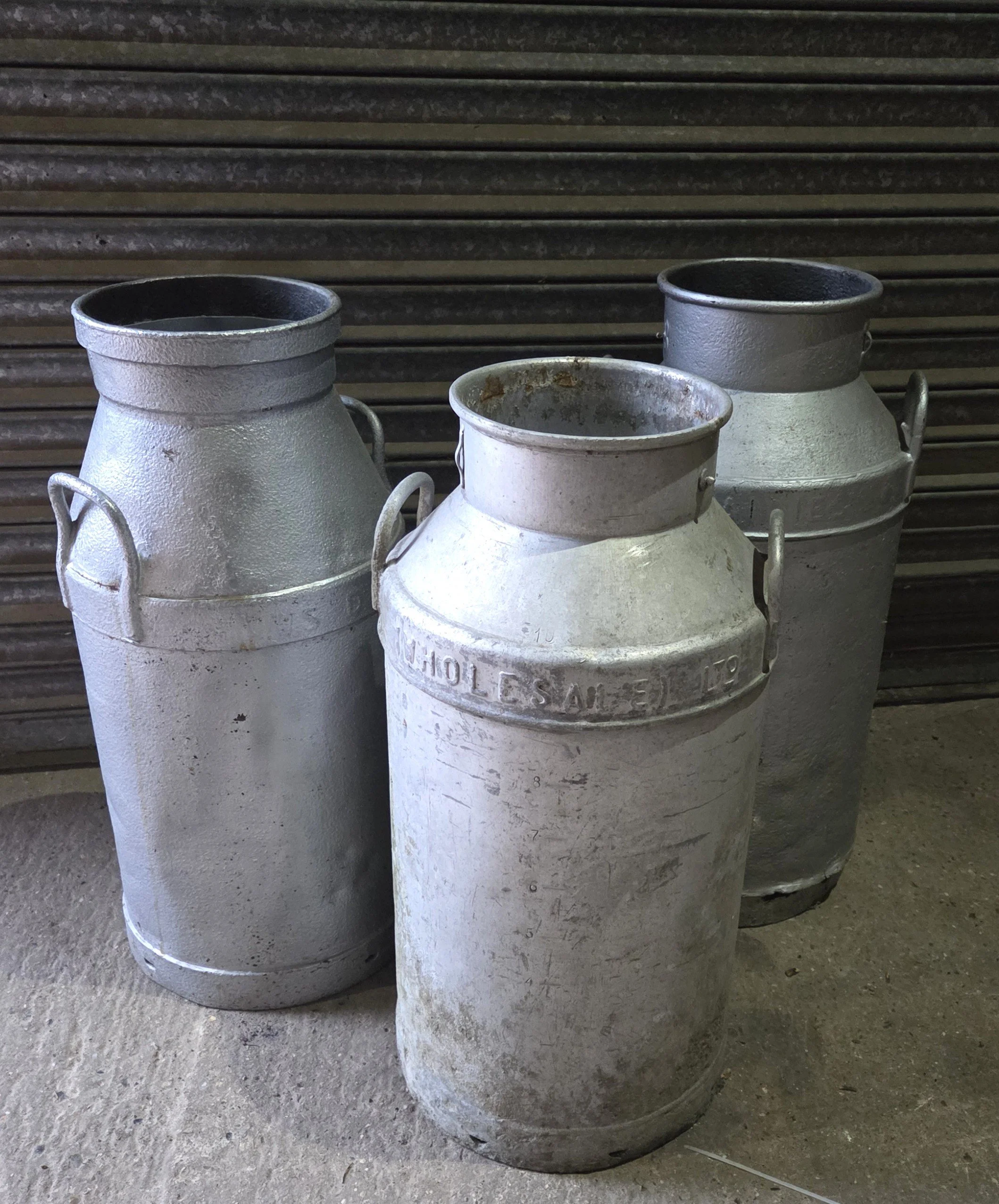 Large silver milk churn | £0.00 | 3 available 