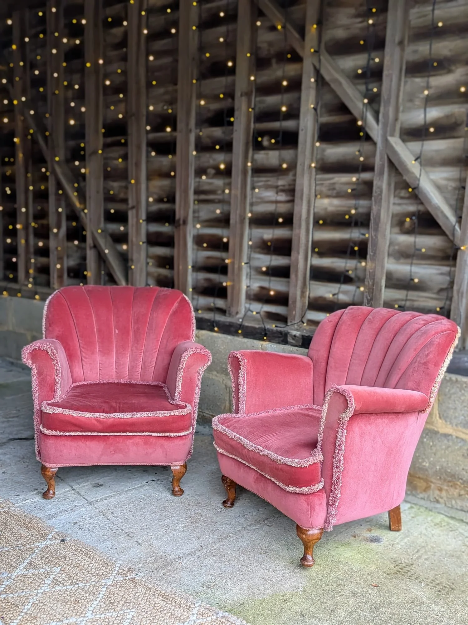 Pair of pink armchairs | £50.00 for pair
