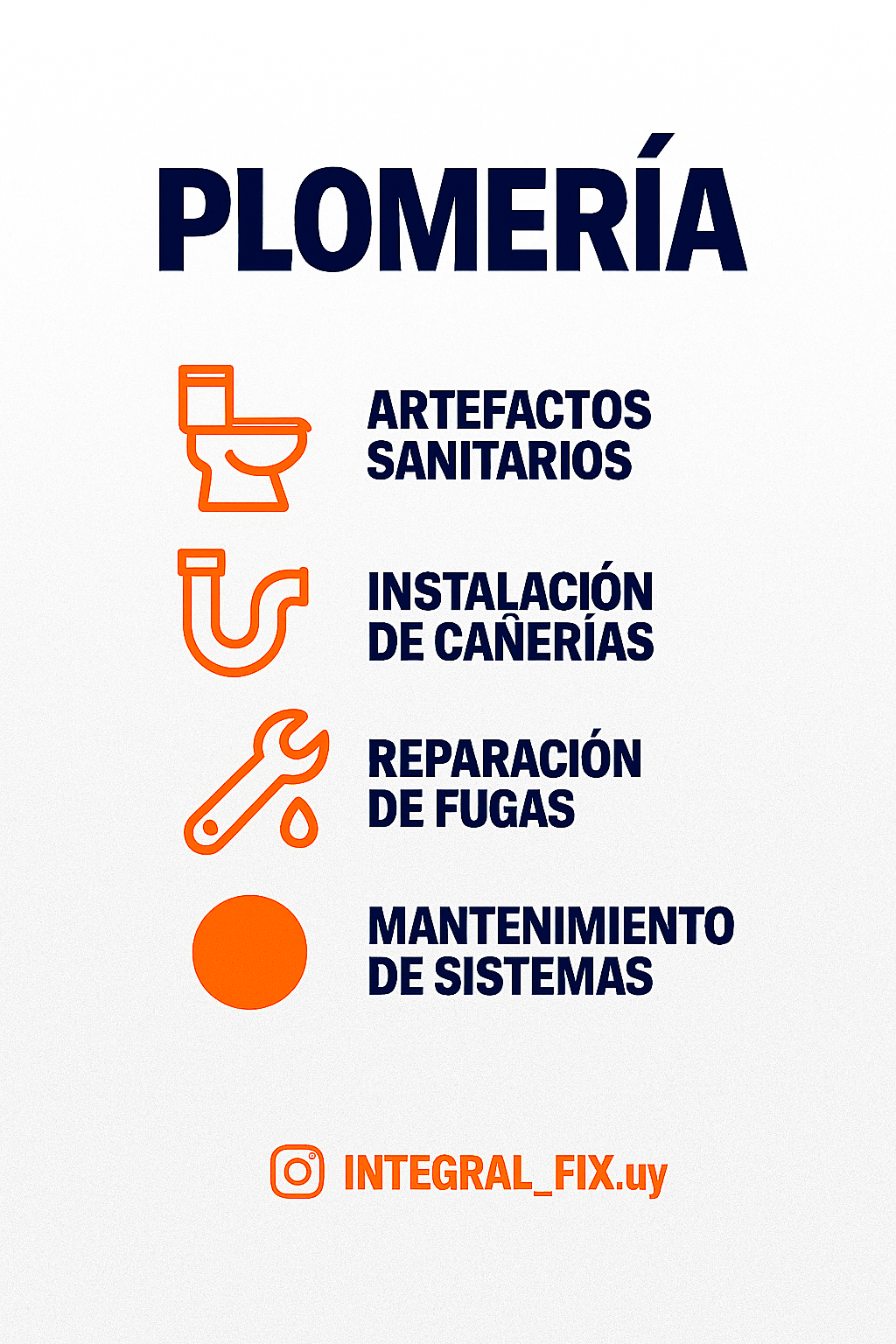 “Realizamos instalaciones, reparaciones y mantenimiento de sistemas de agua y desagüe con precisión y confianza. Desde pequeñas fugas hasta proyectos completos, garantizamos un servicio rápido, seguro y adaptado a las necesidades de tu hogar o empres