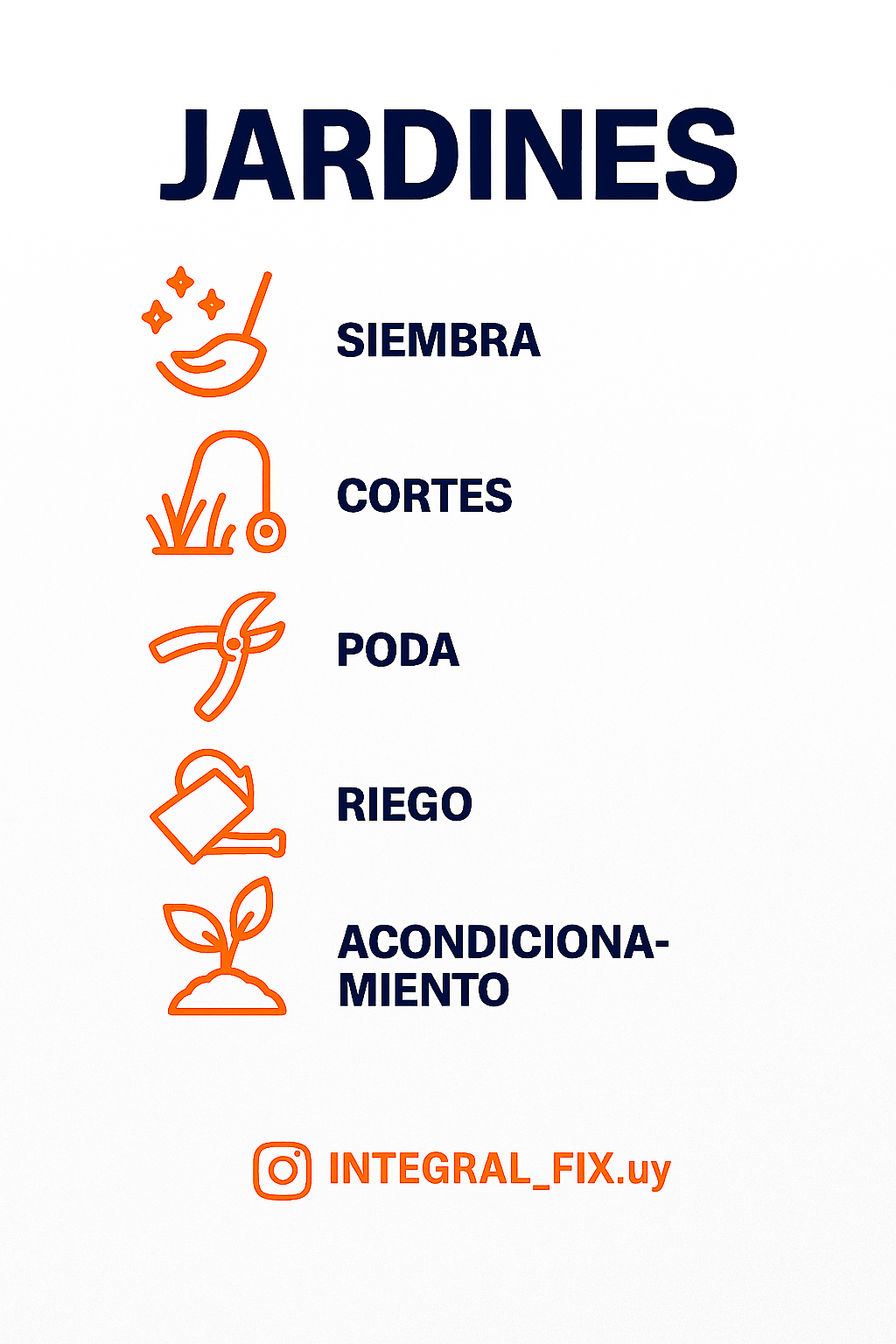 “Diseñamos, creamos y mantenemos jardines que combinan estética, funcionalidad y naturaleza. Desde pequeñas áreas verdes hasta proyectos completos de paisajismo, ofrecemos soluciones personalizadas para que disfrutes de un entorno armónico, cuidado y