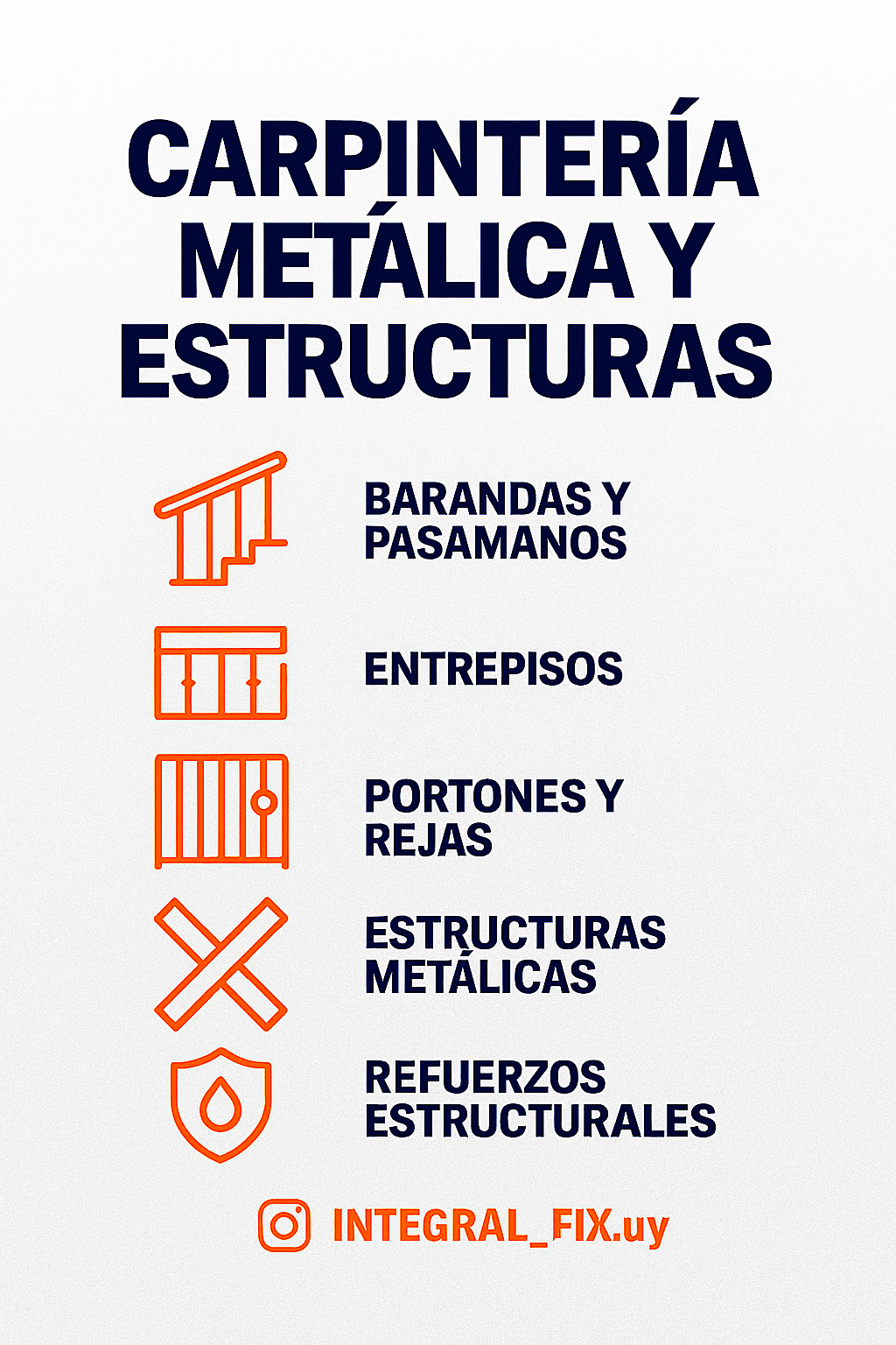 “Desarrollamos soluciones en carpintería metálica que combinan resistencia, funcionalidad y estética. Desde estructuras robustas hasta detalles decorativos, trabajamos con materiales de calidad y técnicas precisas para garantizar resultados duraderos