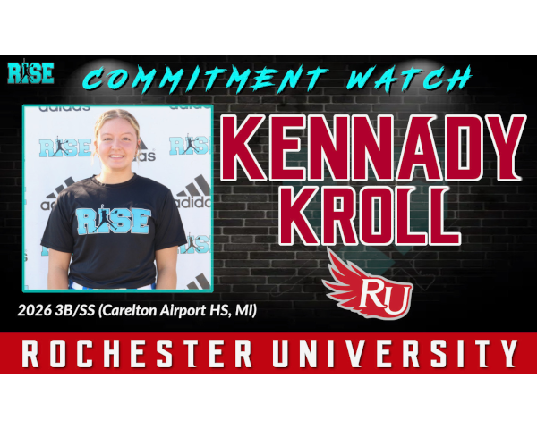 Kennady Kroll Commits to Rochester Christian University