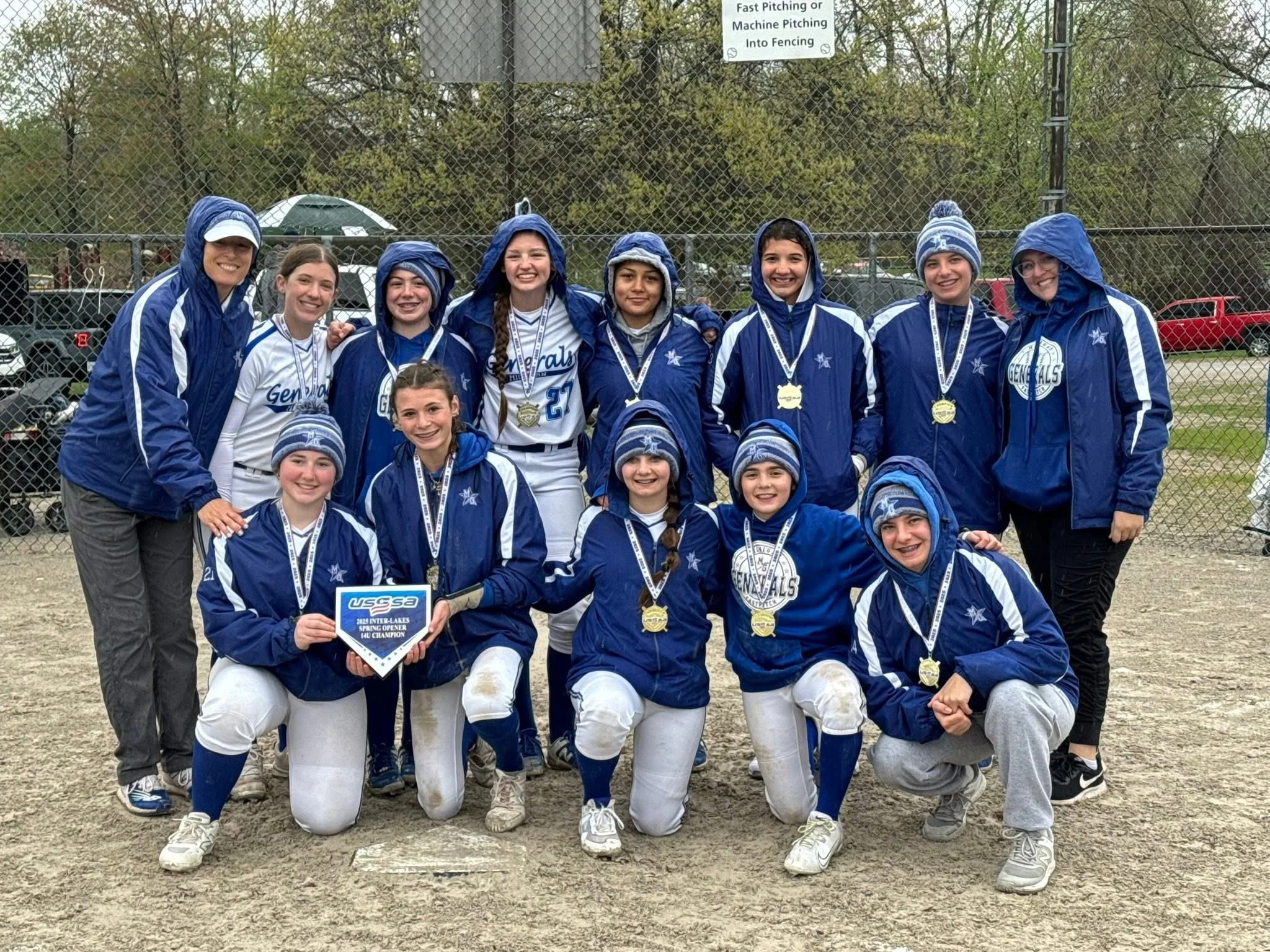 Congrats to 13U Aubrey - USSSA Inter-Lakes Spring Opener 14U Division Champions!