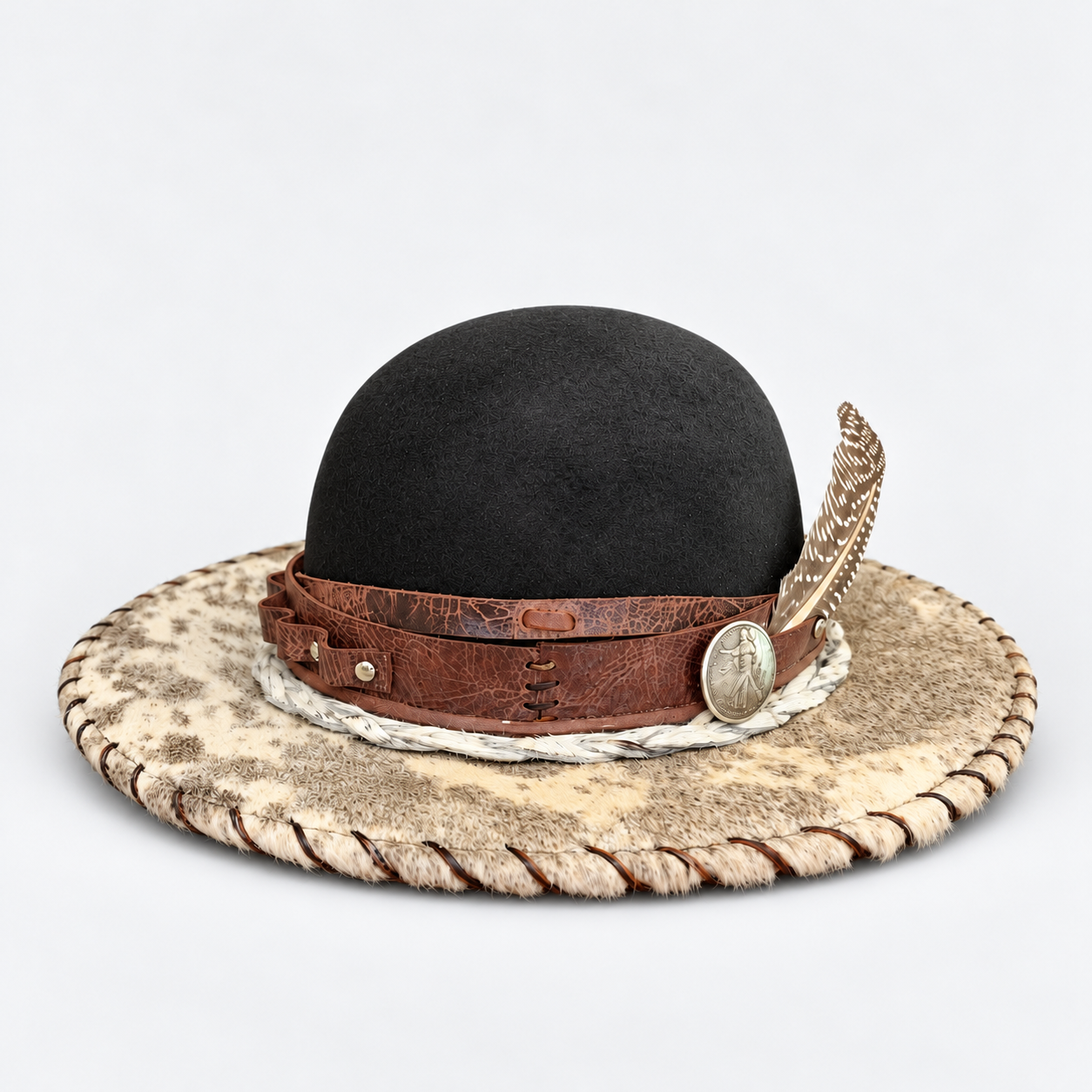 Black and cowhide western hat-3.png