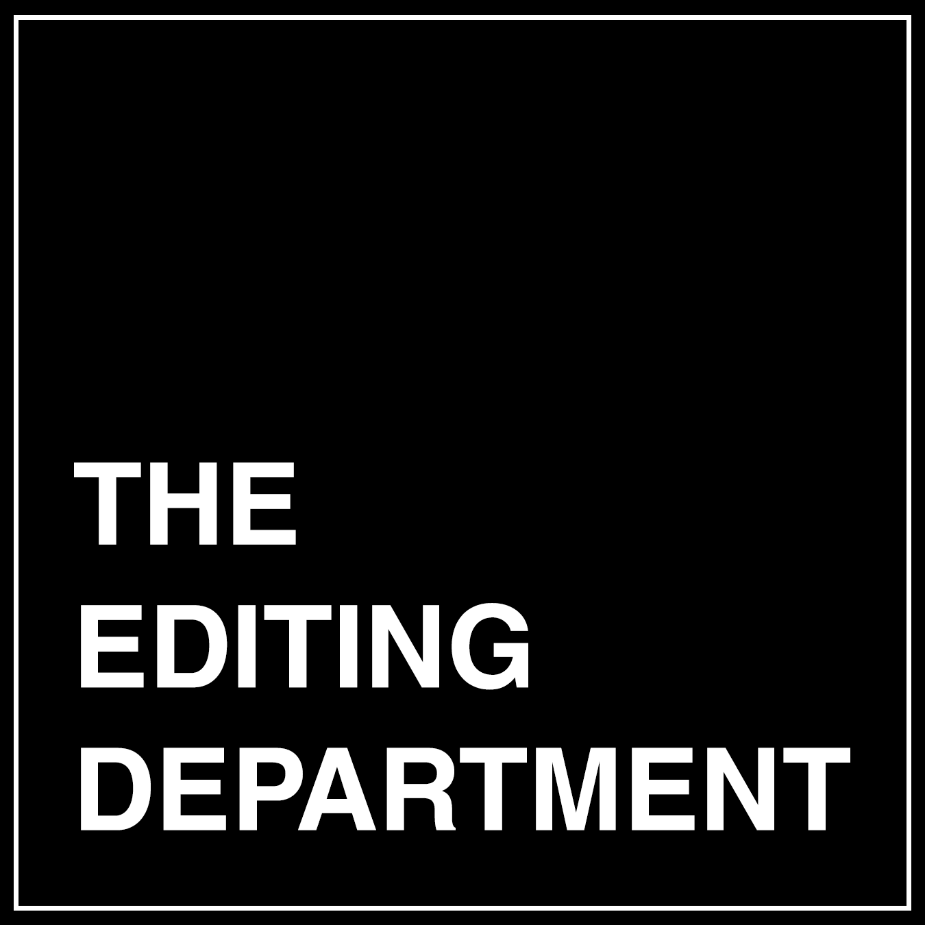 The Editing Department