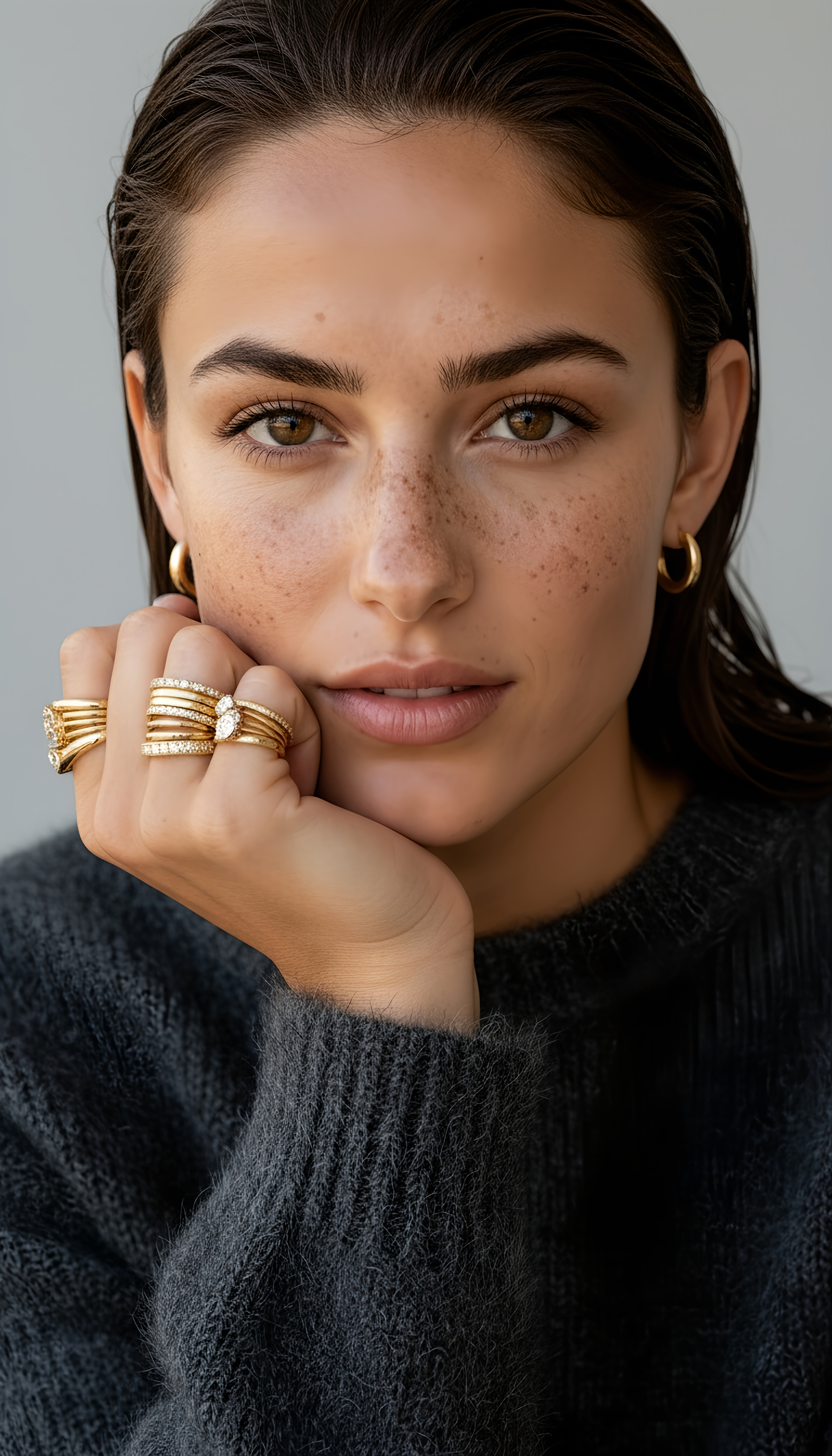 Examples of AI-crafted visuals for interiors, products, cafés, wellness studios, and lifestyle brands