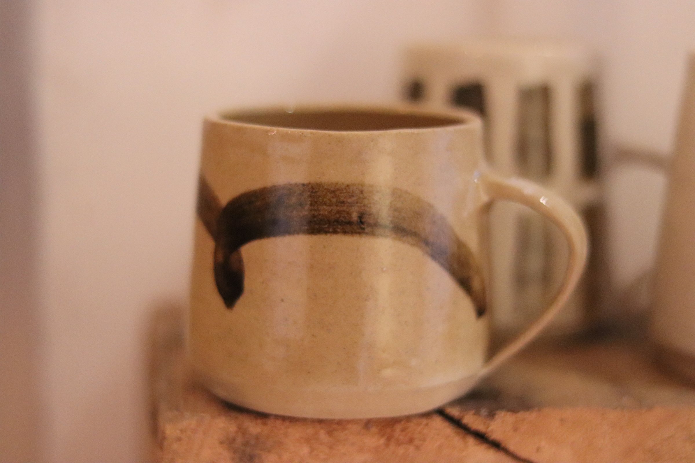 Stoneware Iron Swirl Mug