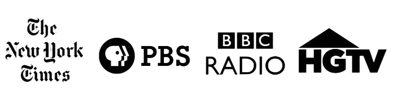 Laura Cerrano has been featured in The New York Times, PBS, BBC Radio, and HGTV