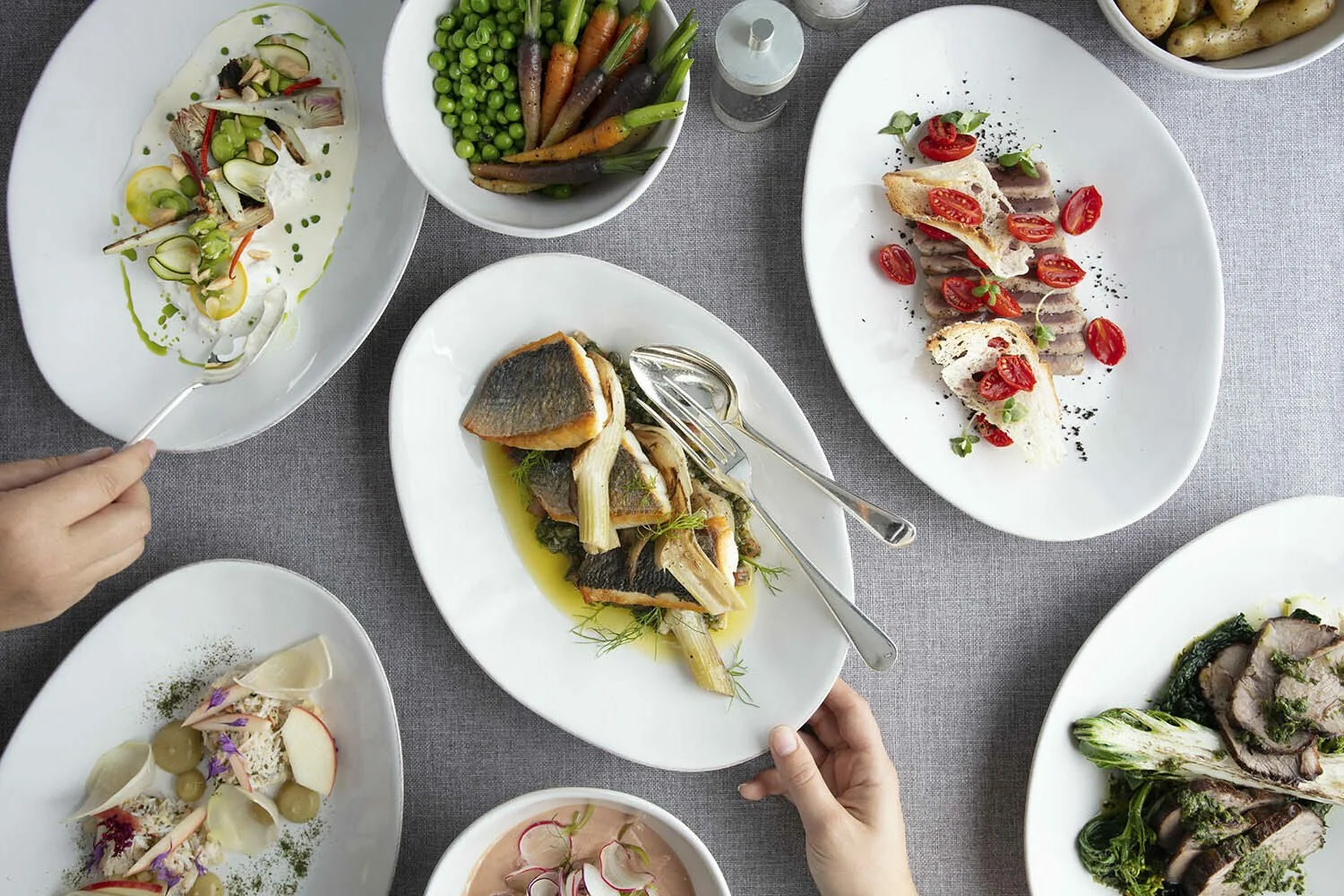 Wedding sharing plates