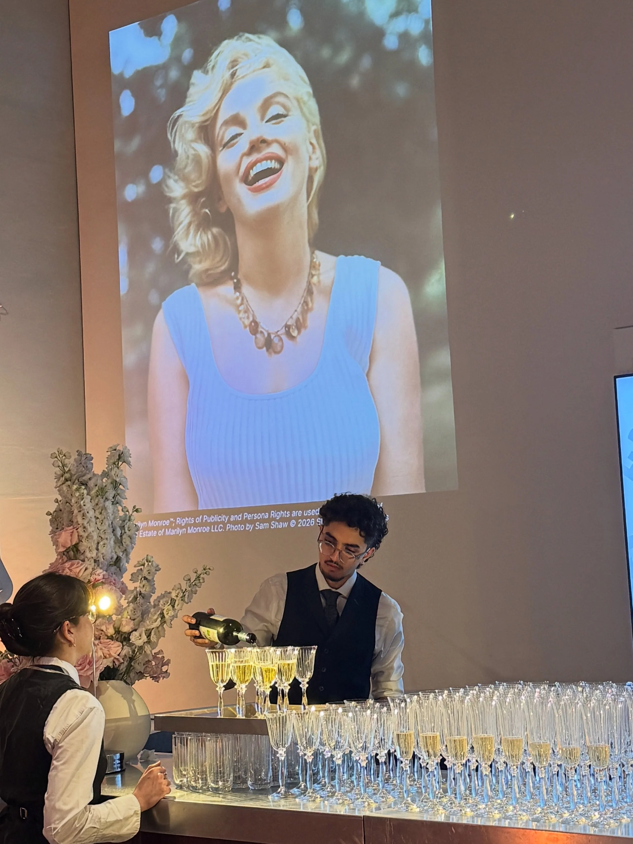 Last week, we had the pleasure of delivering two events for the opening of &lsquo;Marilyn Monroe: A Portrait&rsquo; at the @nationalportraitgallery.&nbsp;  The first marked the exhibition&rsquo;s official launch, held on what would have been the Amer