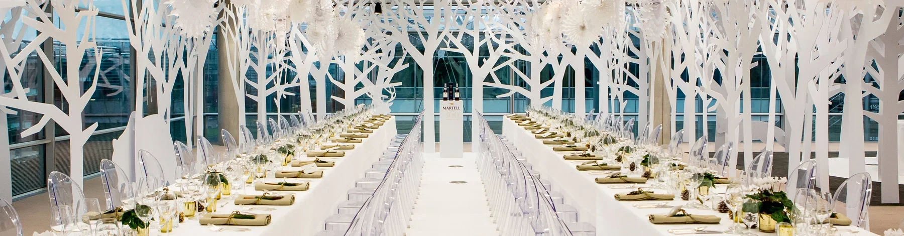 Nordic-themed corporate lunch