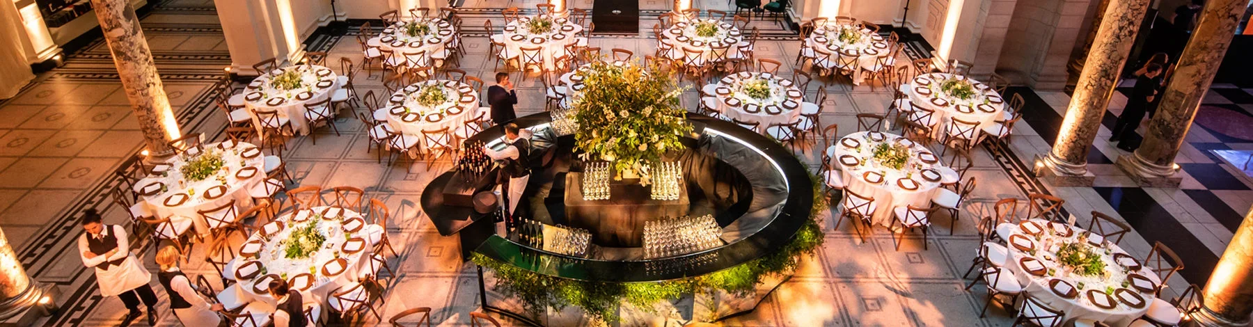 Dinner in the dome at the V&amp;A