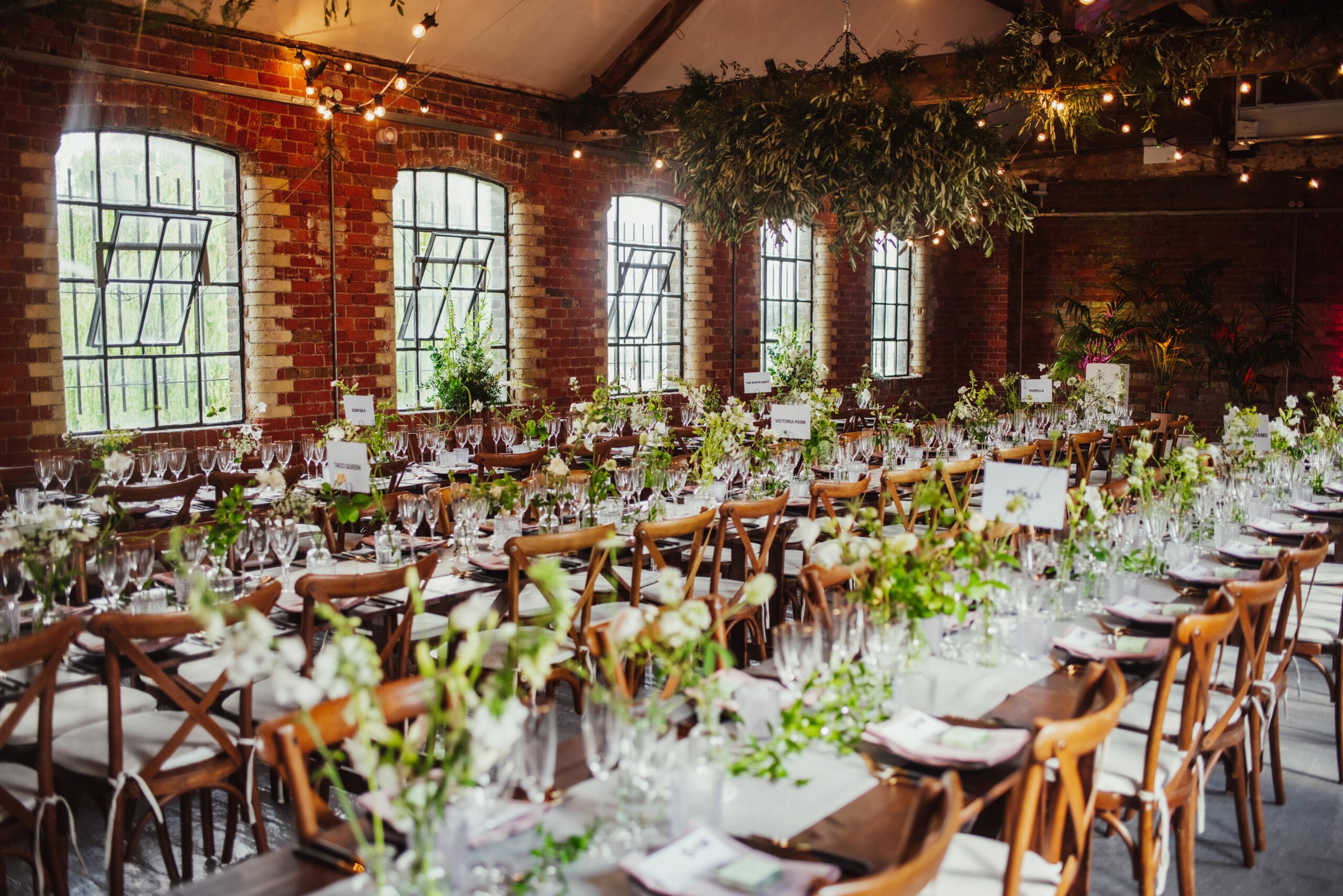 Loft Studios Wedding Set Up