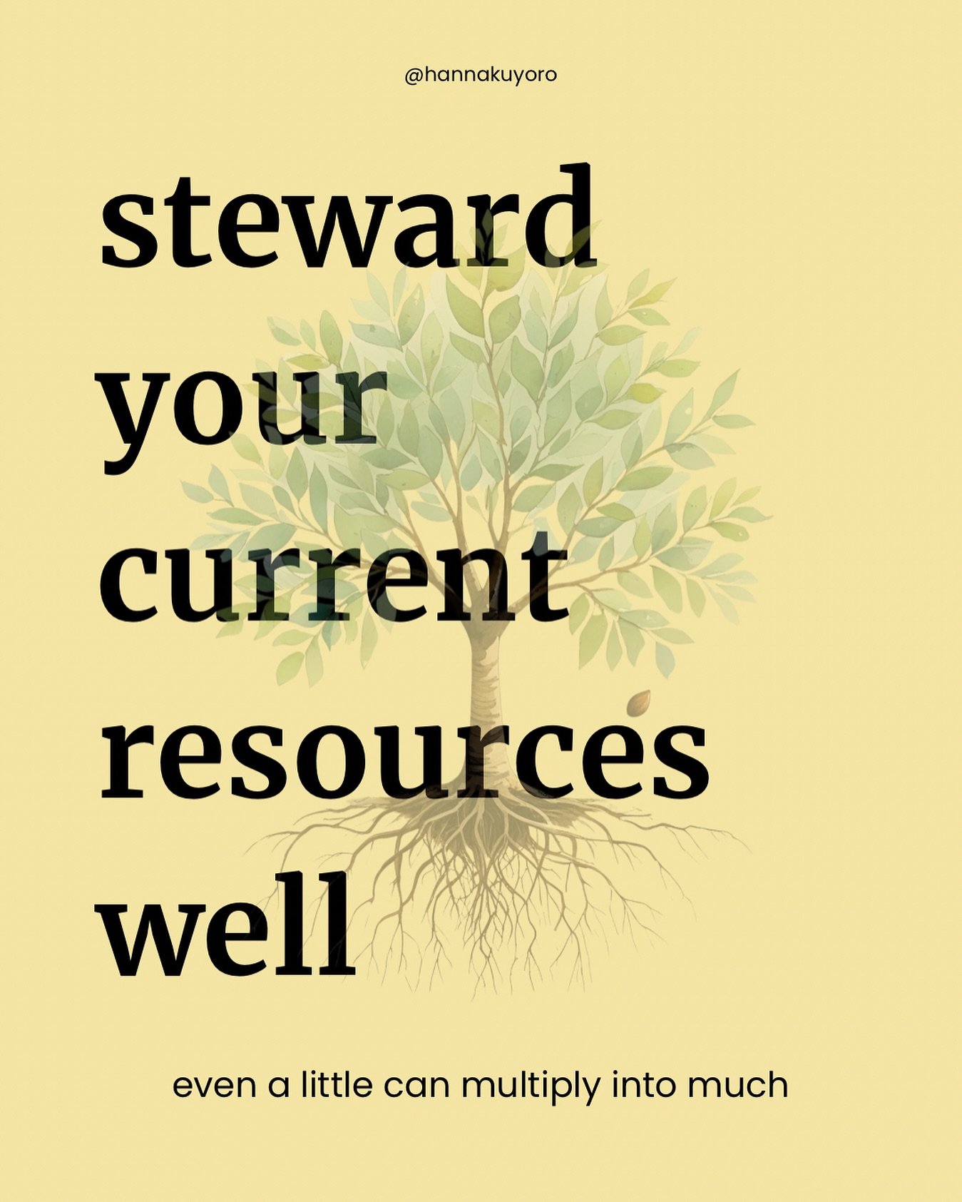 Something came to mind while I was doing my usual chores some nights ago: steward your current resources well.

While we wait for that next opportunity or the &ldquo;big break,&rdquo; it&rsquo;s easy to sit back and do nothing with the resources we a