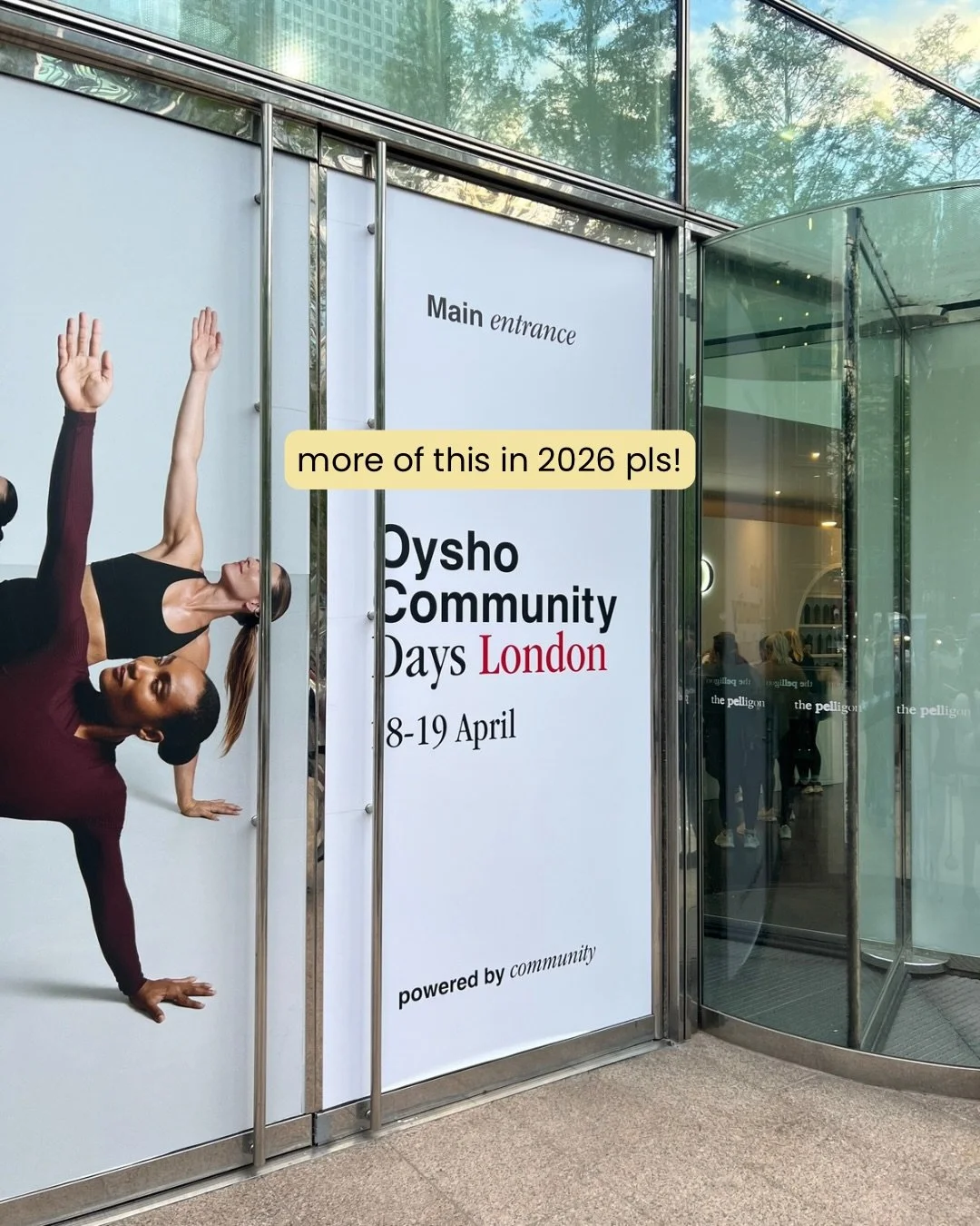 I stepped out of my comfort zone yesterday, and it reminded me why I need to do that more&hellip;

I love going to wellness events like the @oysho_community days and meeting like-minded people. Because my goal is to create a balanced life that I don&