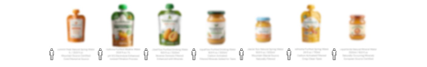 Illustration of assorted baby food pouches and jars, examples of products Unplastic Labs investigates.