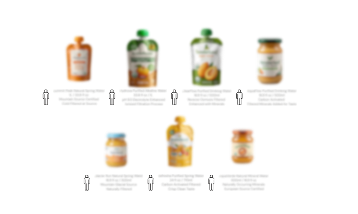 Illustration of assorted baby food pouches and jars, examples of products Unplastic Labs investigates.