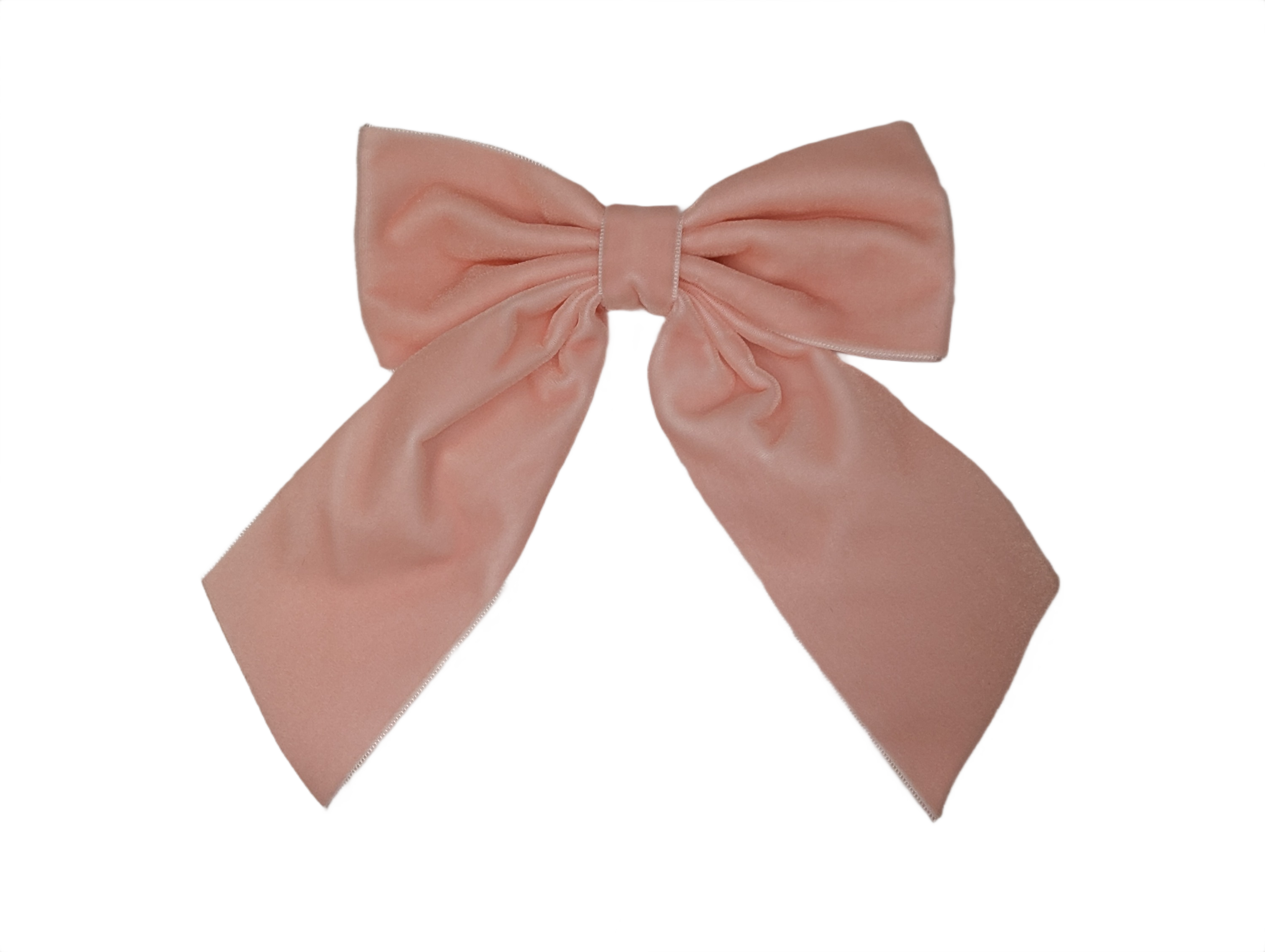 Luxury Velvet Long Tail Bow Clip