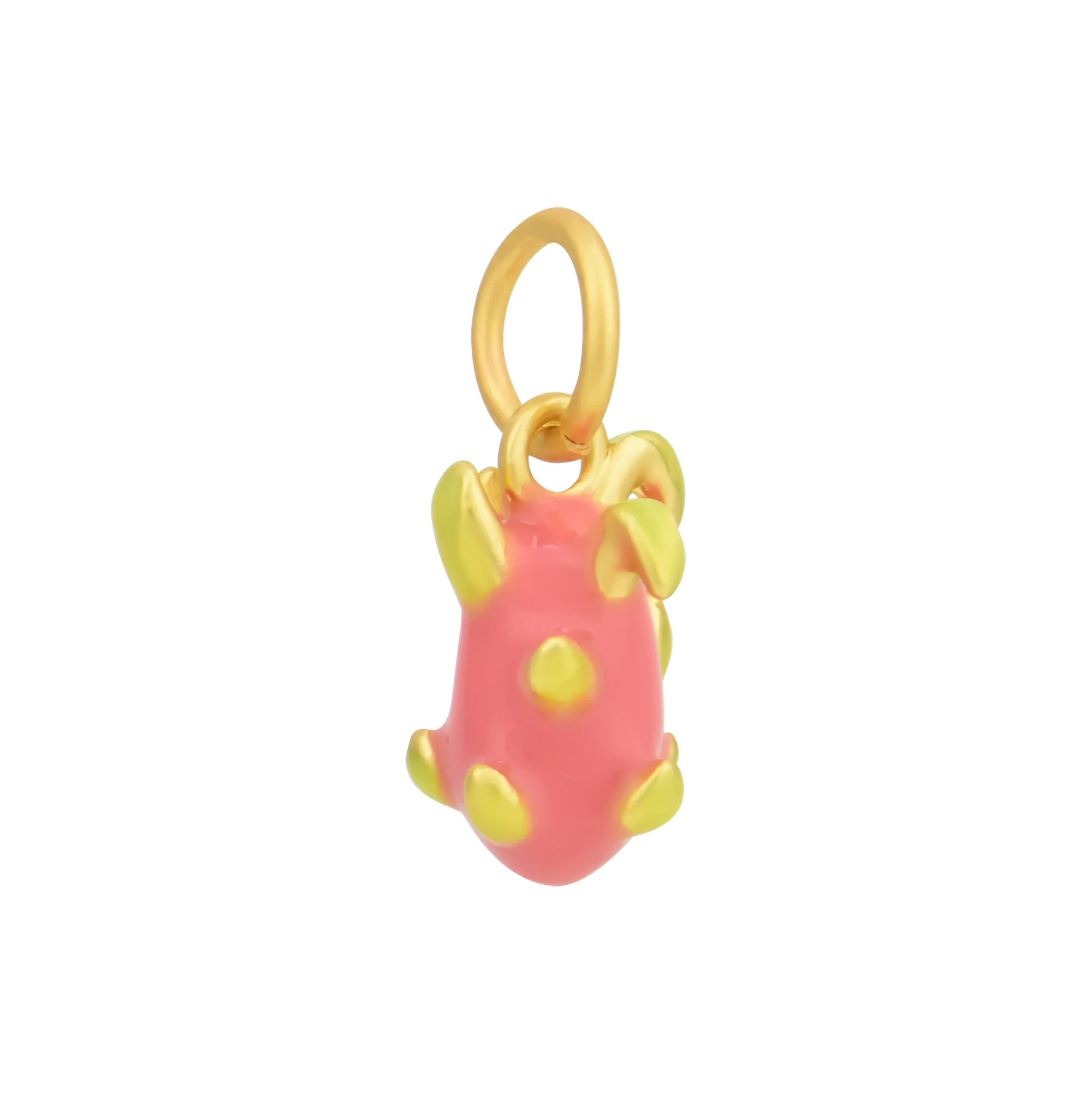 3D Color Enamel Dragon Fruit Charms