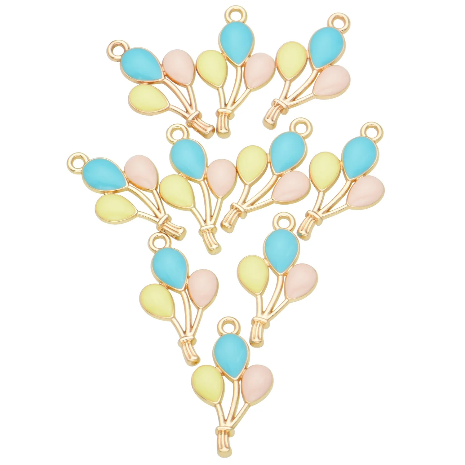 Color Enamel Balloon Charms