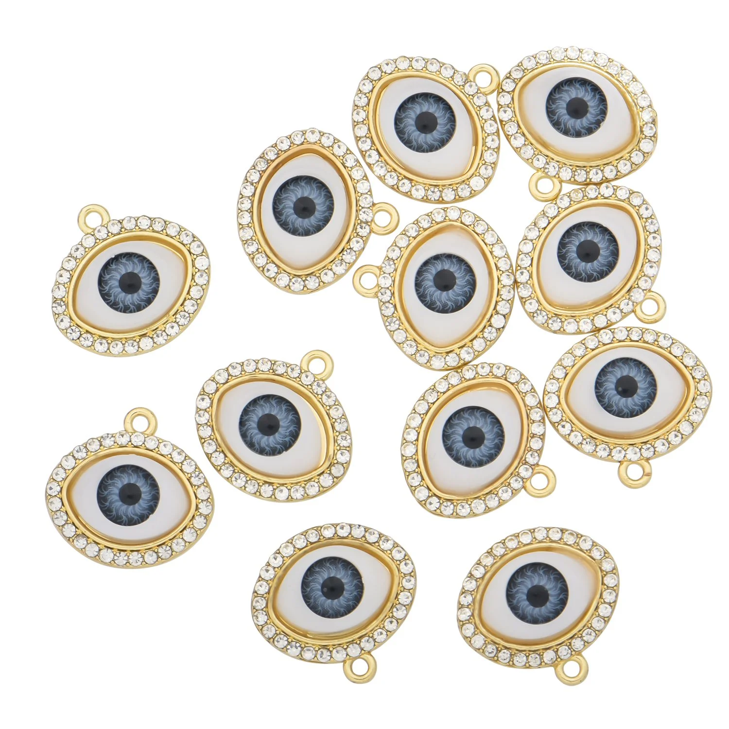 Vivid Eye Shape Evil Eye Charms