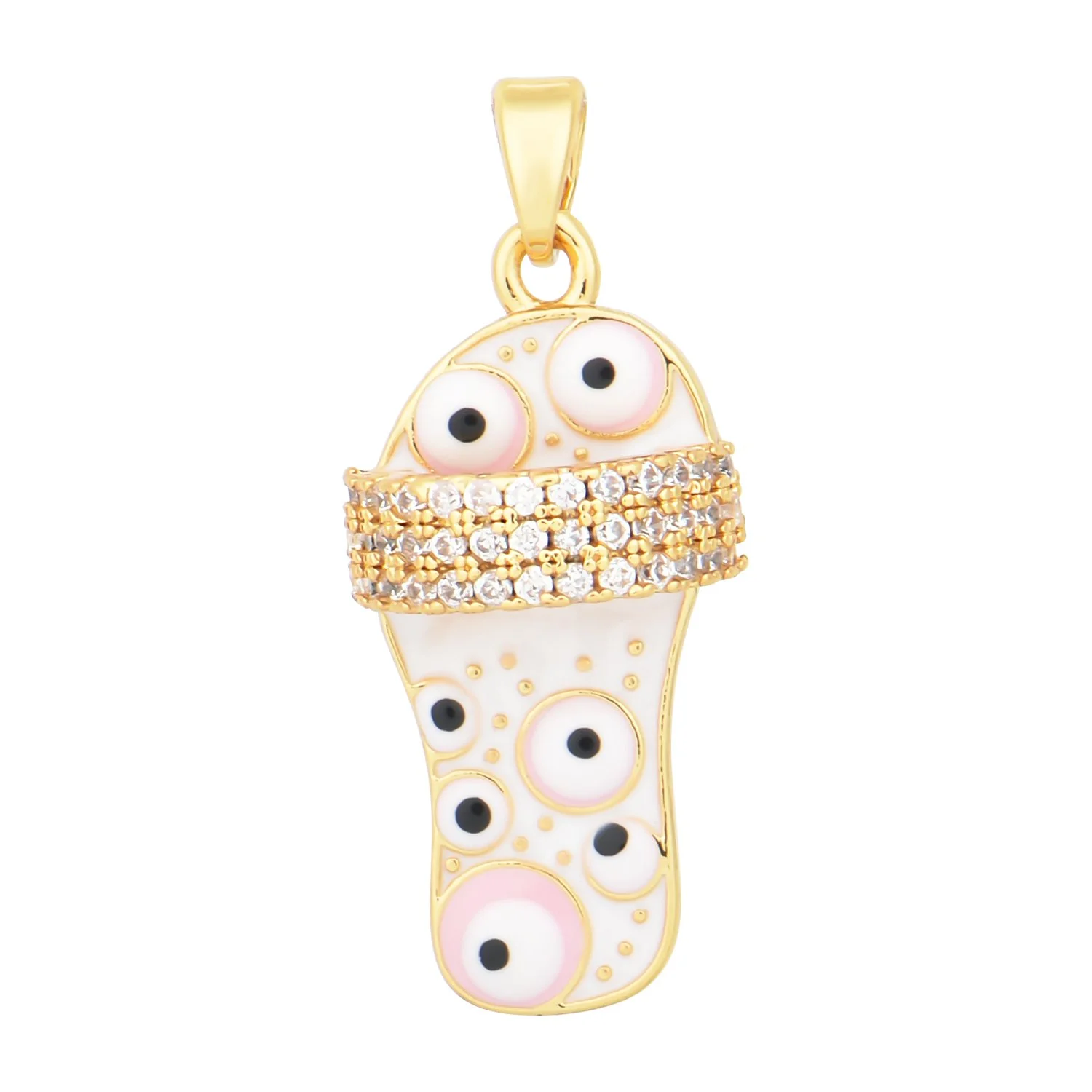 Unique Eyes Slipper Charms