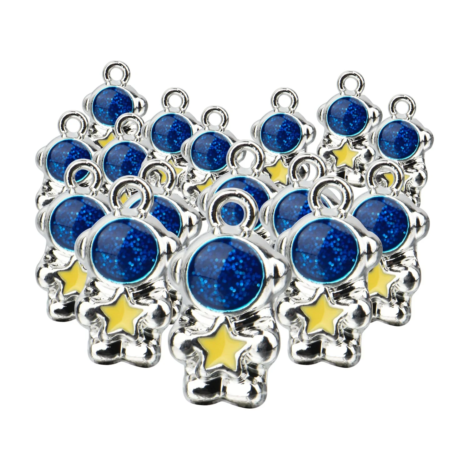 Color Enamel Astronaut Charms