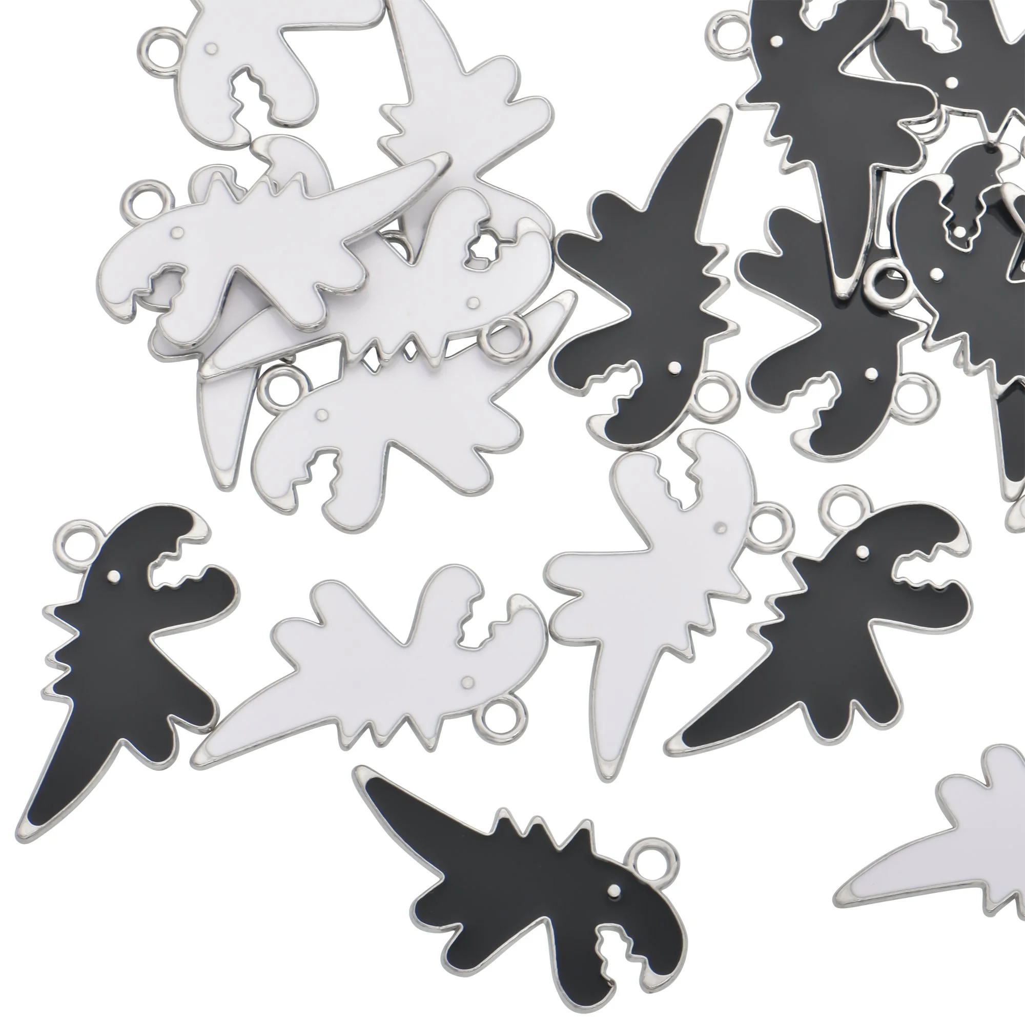 Color Enamel Cartoon Dinosaur Charms