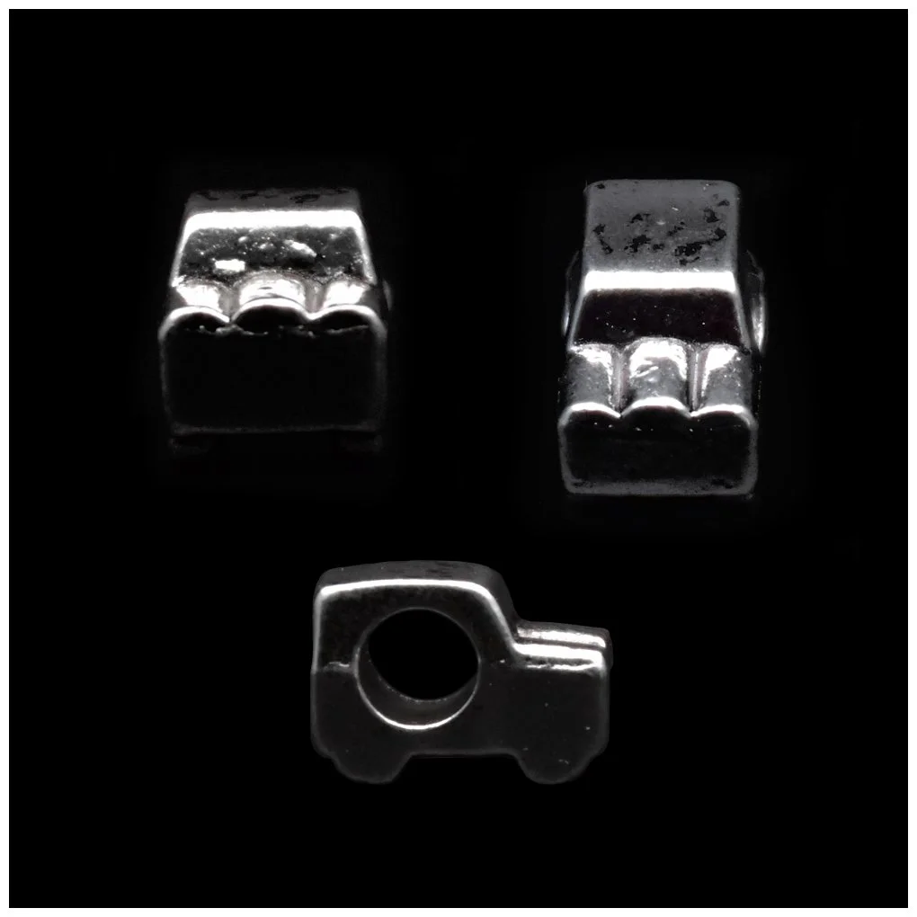 Vehicle Tibetan-style Silver Loose Spacer Beads