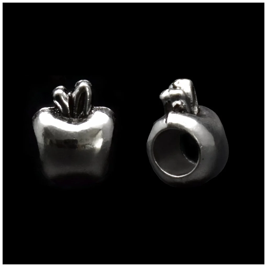 Apples Tibetan-style Silver Loose Spacer Beads