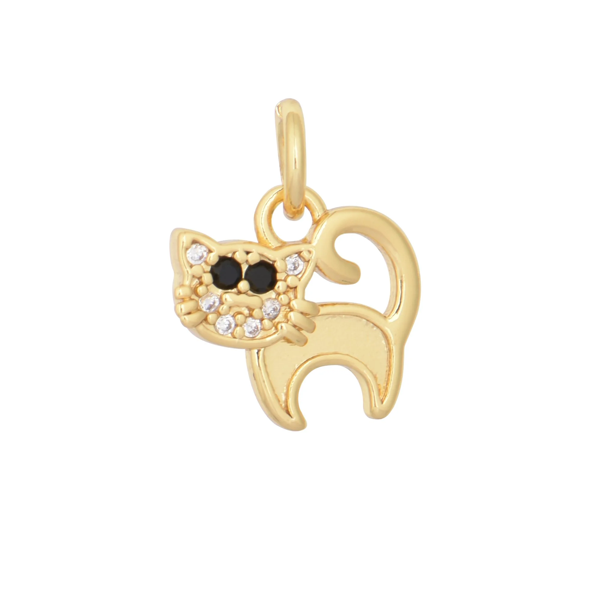 Crystal Mini Cat Charms